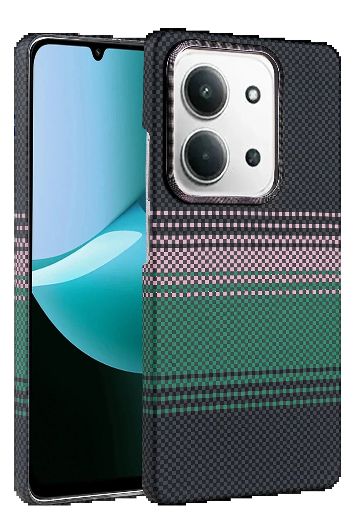 Buti̇k Xi̇aomi̇ Redmi̇ 15C 4G Vega Magsafe Kapak - Yeşi̇l-(5796)