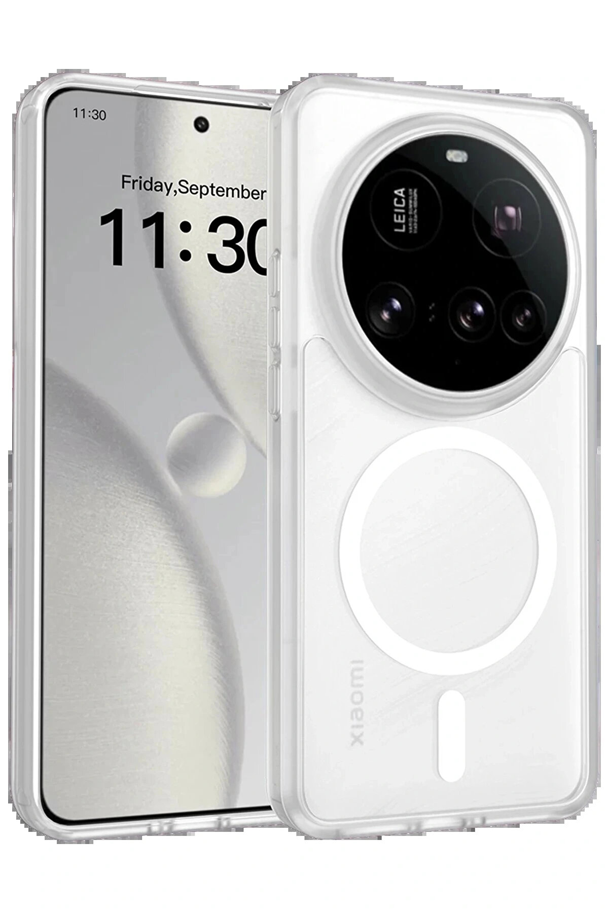 Buti̇k Xi̇aomi̇ Mi̇ 15 Ultra Jota Magsafe Kapak - Şeffaf-(5796)