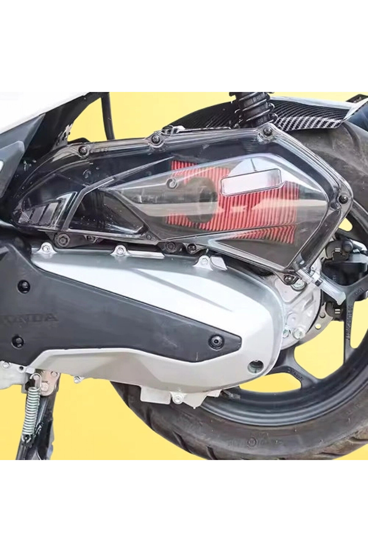 Alkan Mb 2021 2024 Kasa Pcx 125 Hava Fi̇ltre Kapağı Şeffaf A+++ Kali̇teli̇