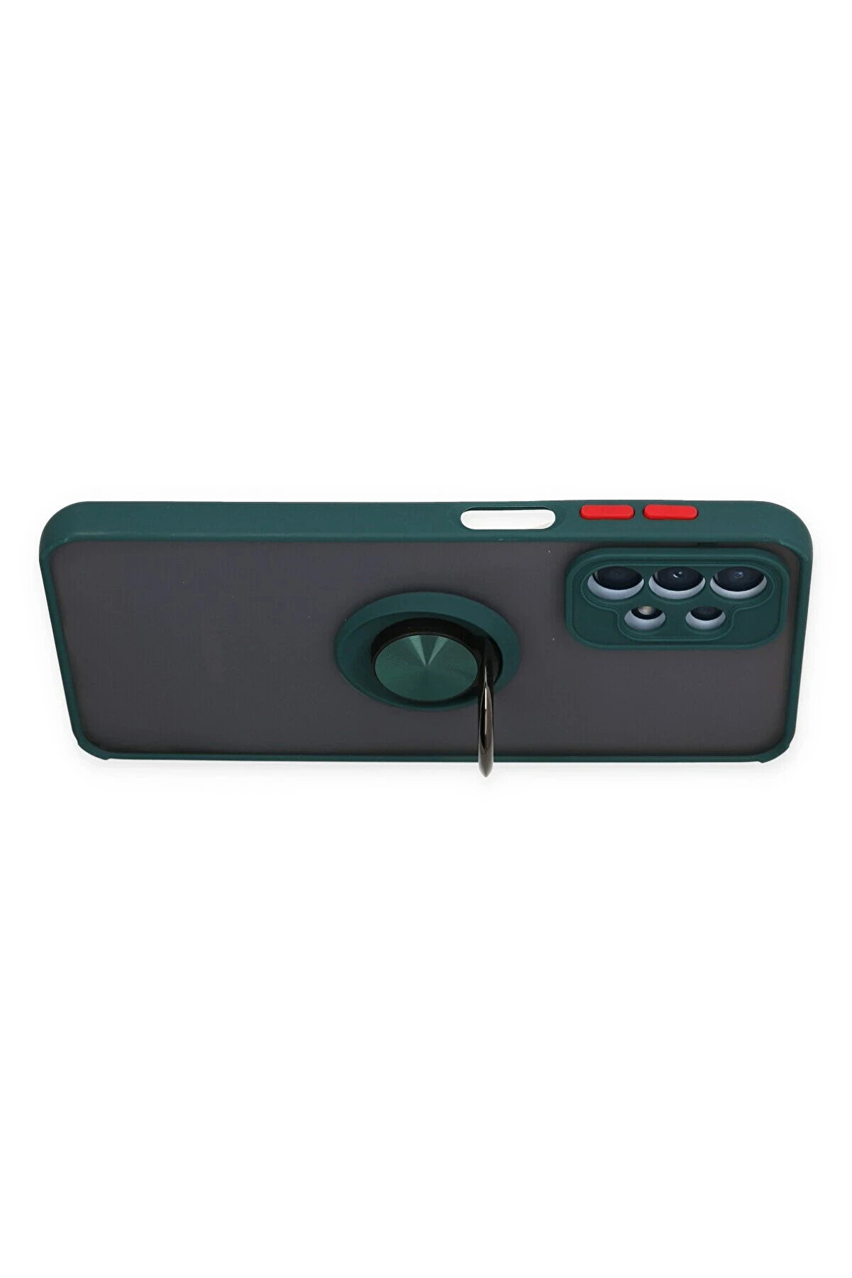 Buti̇k Harmonyaura Samsung Galaxy A23 4G Kılıf Montreal Y&uuml;z&uuml;kl&uuml; Si̇li̇kon Kapak - Yeşi̇l