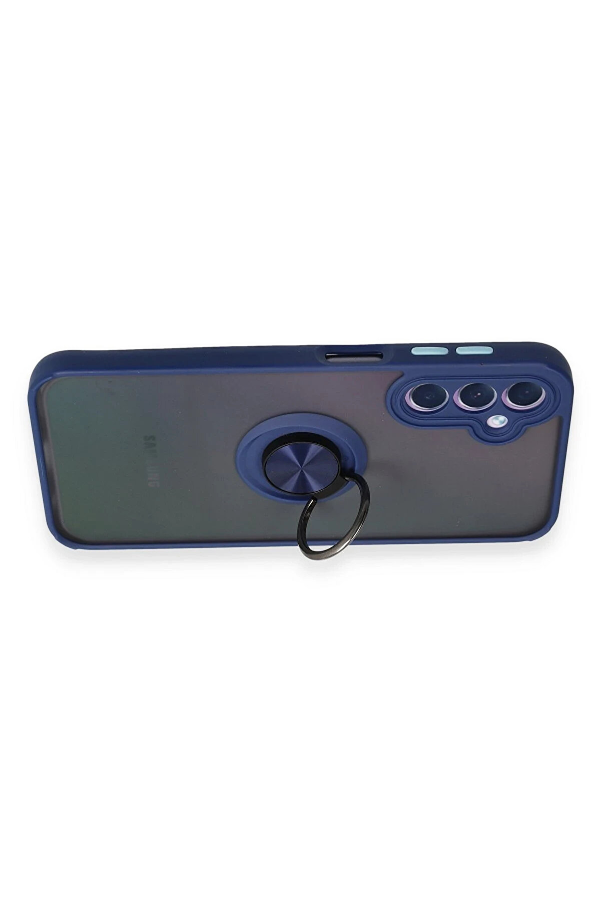 Buti̇k Harmonyaura Samsung Galaxy A24 4G Kılıf Montreal Y&uuml;z&uuml;kl&uuml; Si̇li̇kon Kapak - Laci̇vert