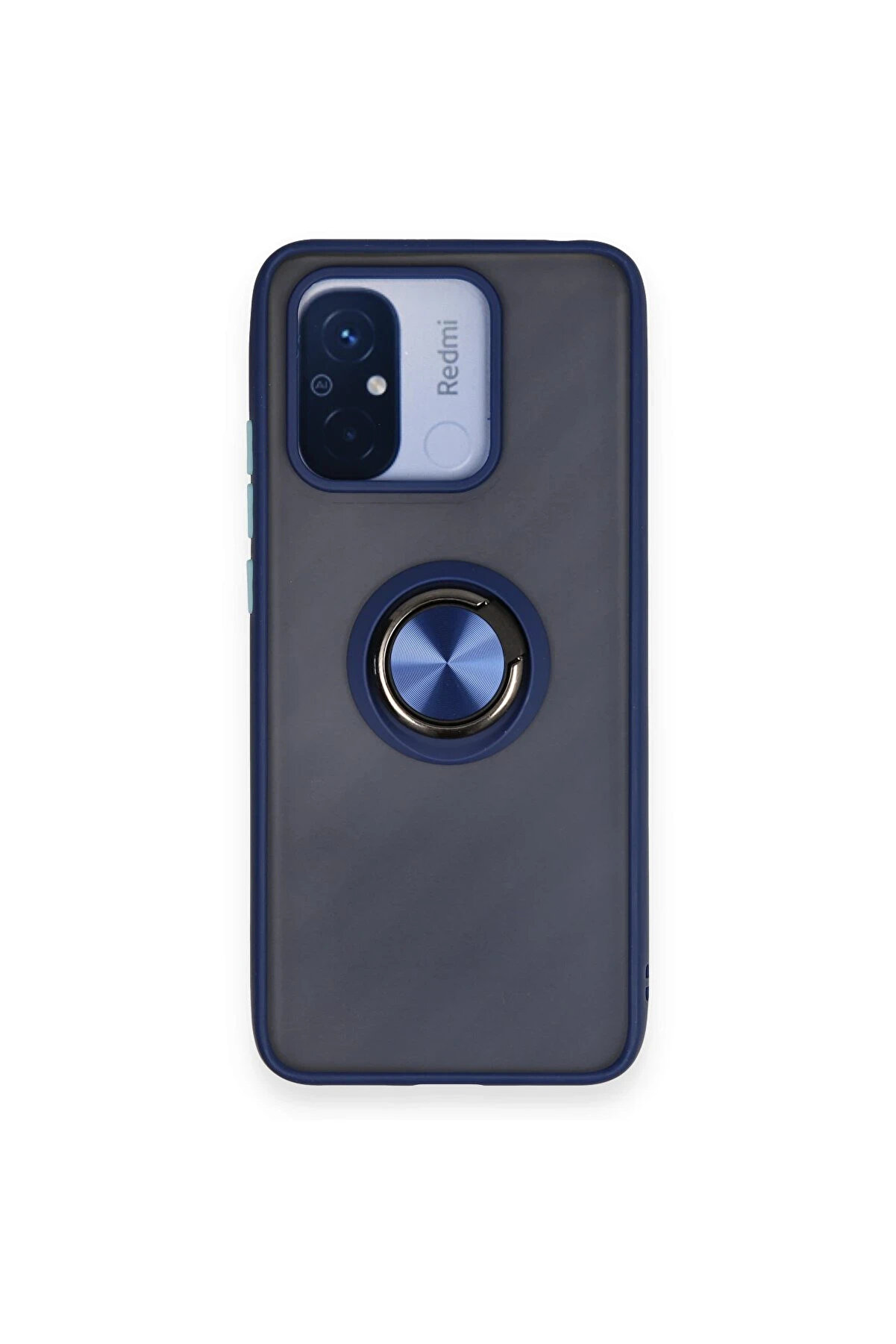 Buti̇k Harmonyaura Xi̇aomi̇ Redmi̇ 12C Kılıf Montreal Y&uuml;z&uuml;kl&uuml; Si̇li̇kon Kapak - Laci̇vert