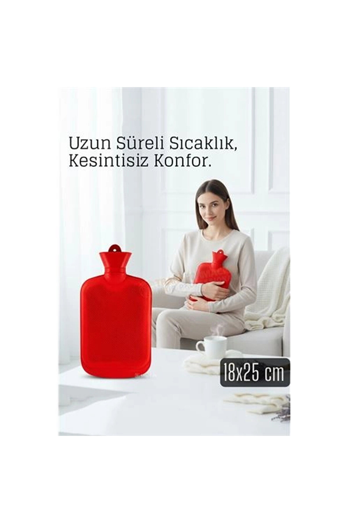 Buti̇k Kau&ccedil;uk Sıcak Su Torbası &ndash;18X25 Cm Termofor | Termal Torba