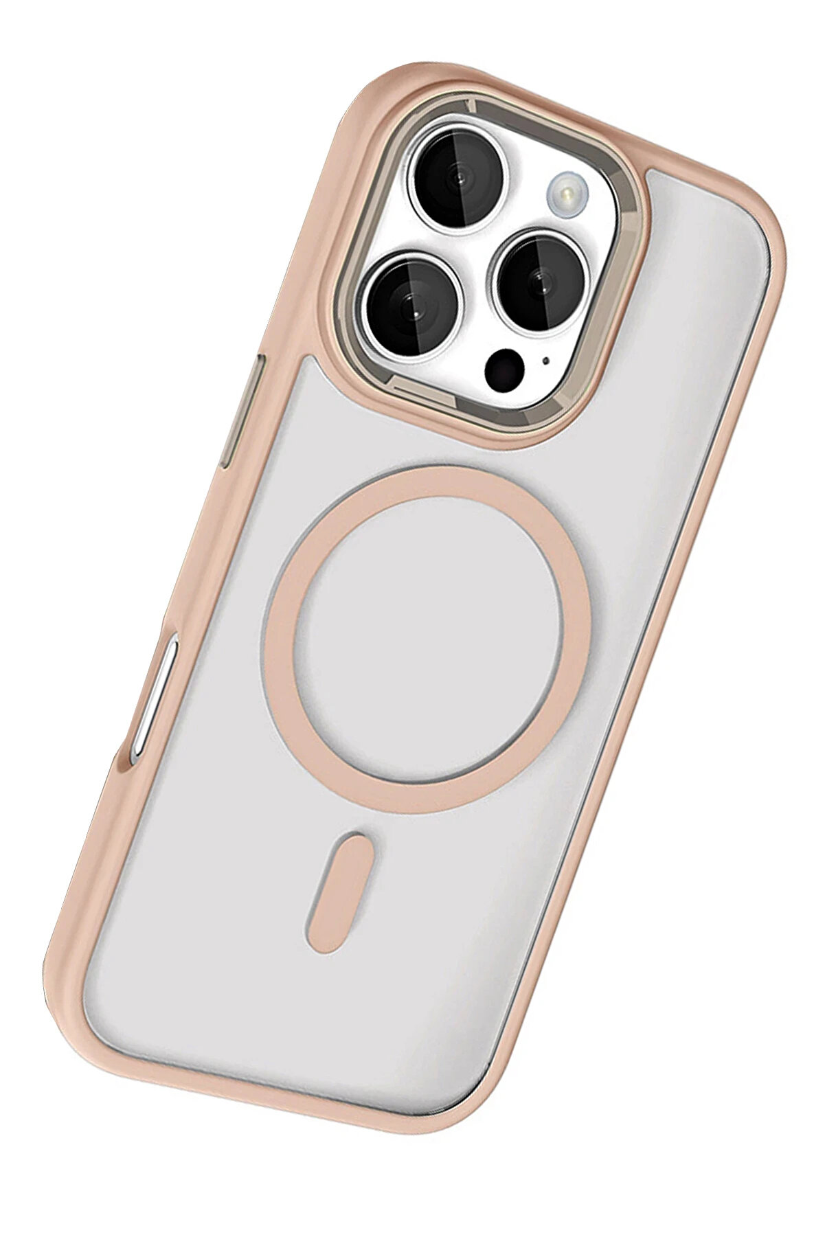 Buti̇k Harmonyaura Apple İphone 16 Pro Max Terea Magsafe Kapak - Gold