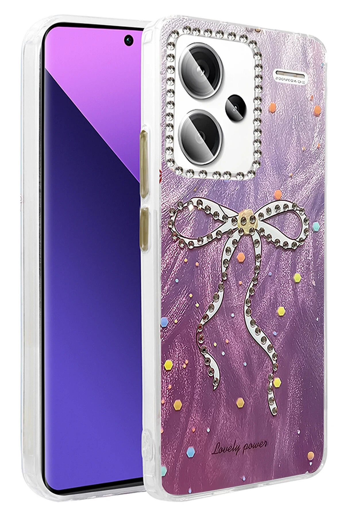 Buti̇k Harmonyaura Xi̇aomi̇ Redmi̇ Note 13 Pro Plus Kılıf Blade Aynalı Desenli̇ Kapak - Desen 1