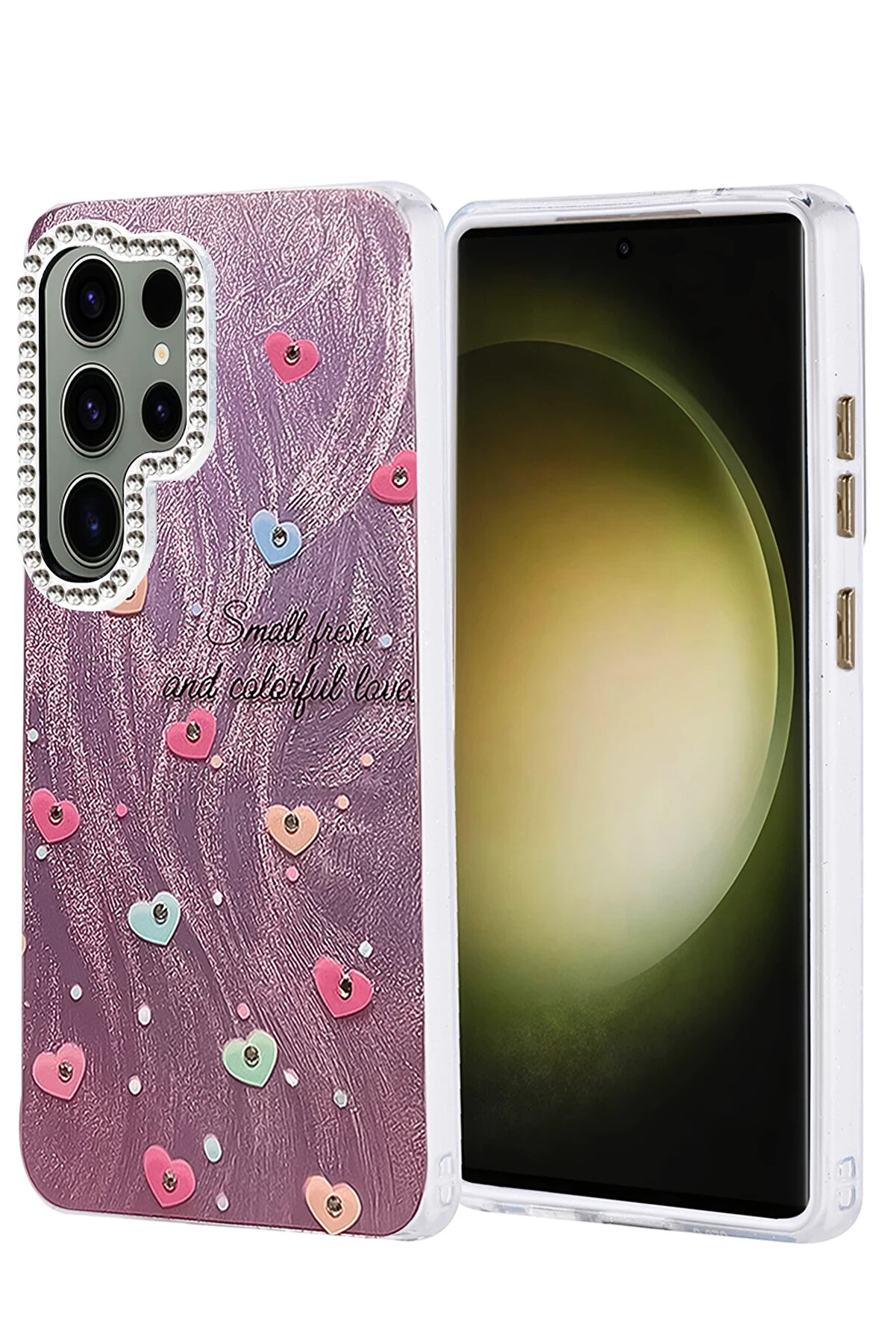 Buti̇k Harmonyaura Samsung Galaxy S25 Ultra Kılıf Blade Aynalı Desenli̇ Kapak - Desen 8