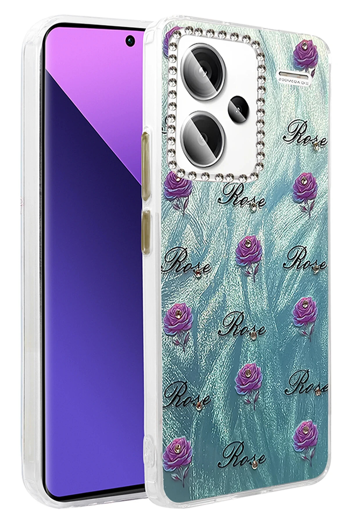 Buti̇k Harmonyaura Xi̇aomi̇ Redmi̇ Note 13 Pro Plus Kılıf Blade Aynalı Desenli̇ Kapak - Desen 9