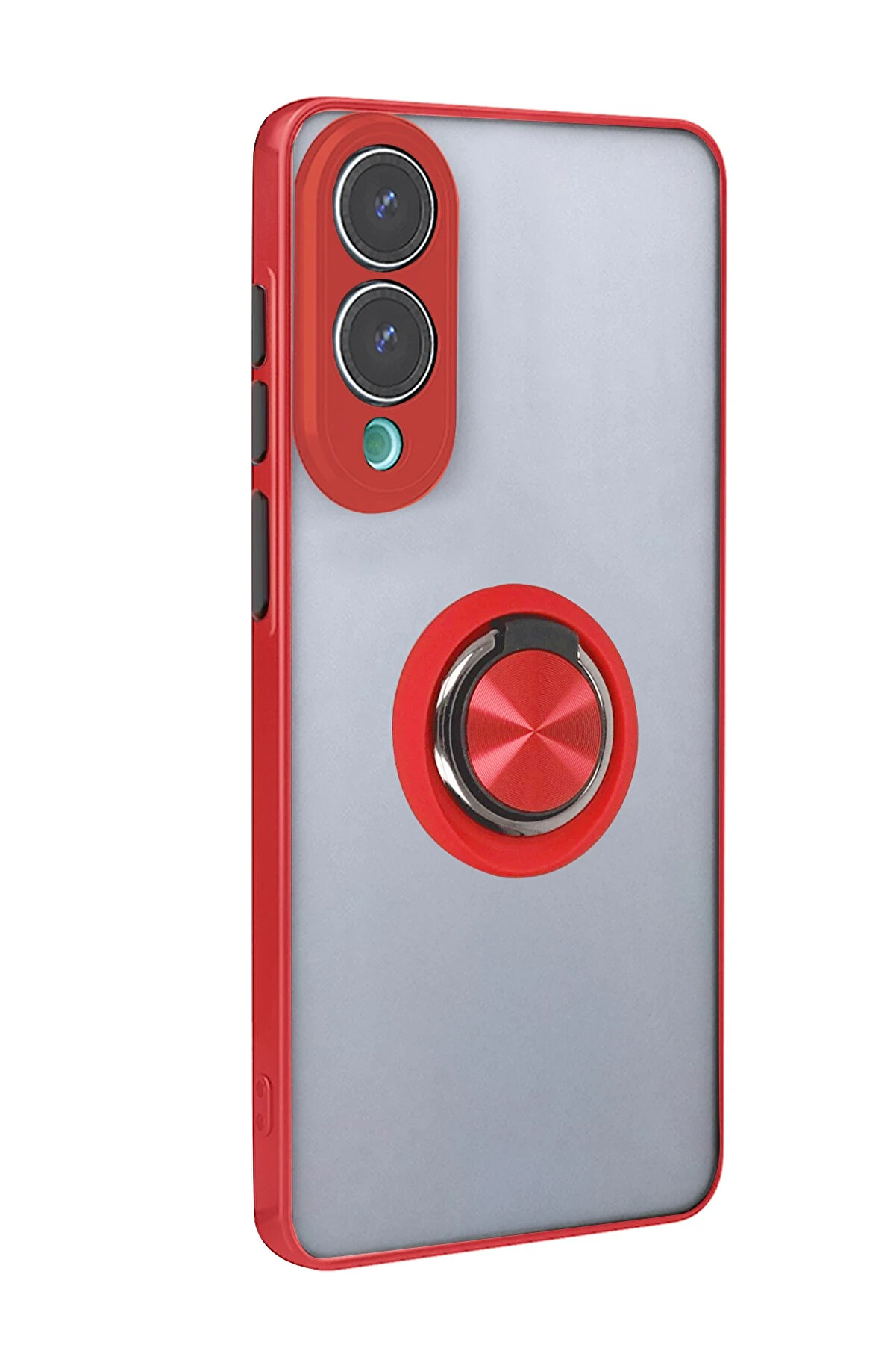 Buti̇k Harmonyaura Samsung Galaxy S25 Edge Kılıf Montreal Y&uuml;z&uuml;kl&uuml; Si̇li̇kon Kapak - Kırmızı