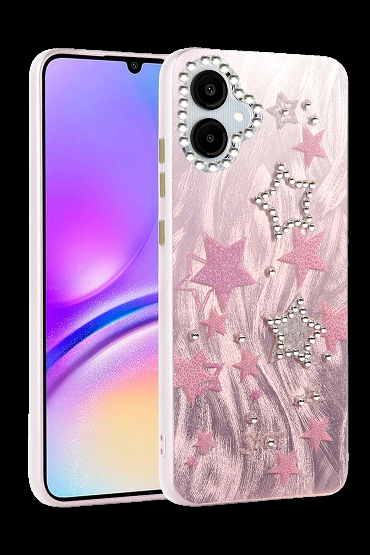 Buti̇k Harmonyaura Samsung Galaxy A06 Kılıf Blade Aynalı Desenli̇ Kapak - Desen 7