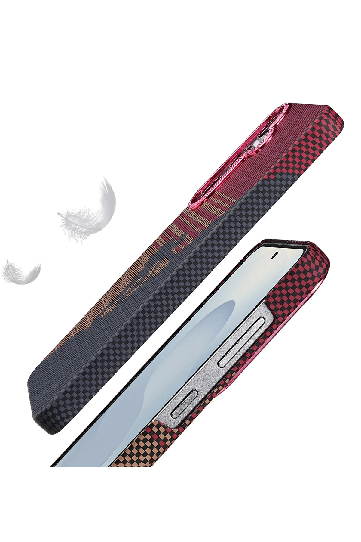 Buti̇k Harmonyaura Samsung Galaxy S23 Fe Vega Magsafe Kapak - Gri̇