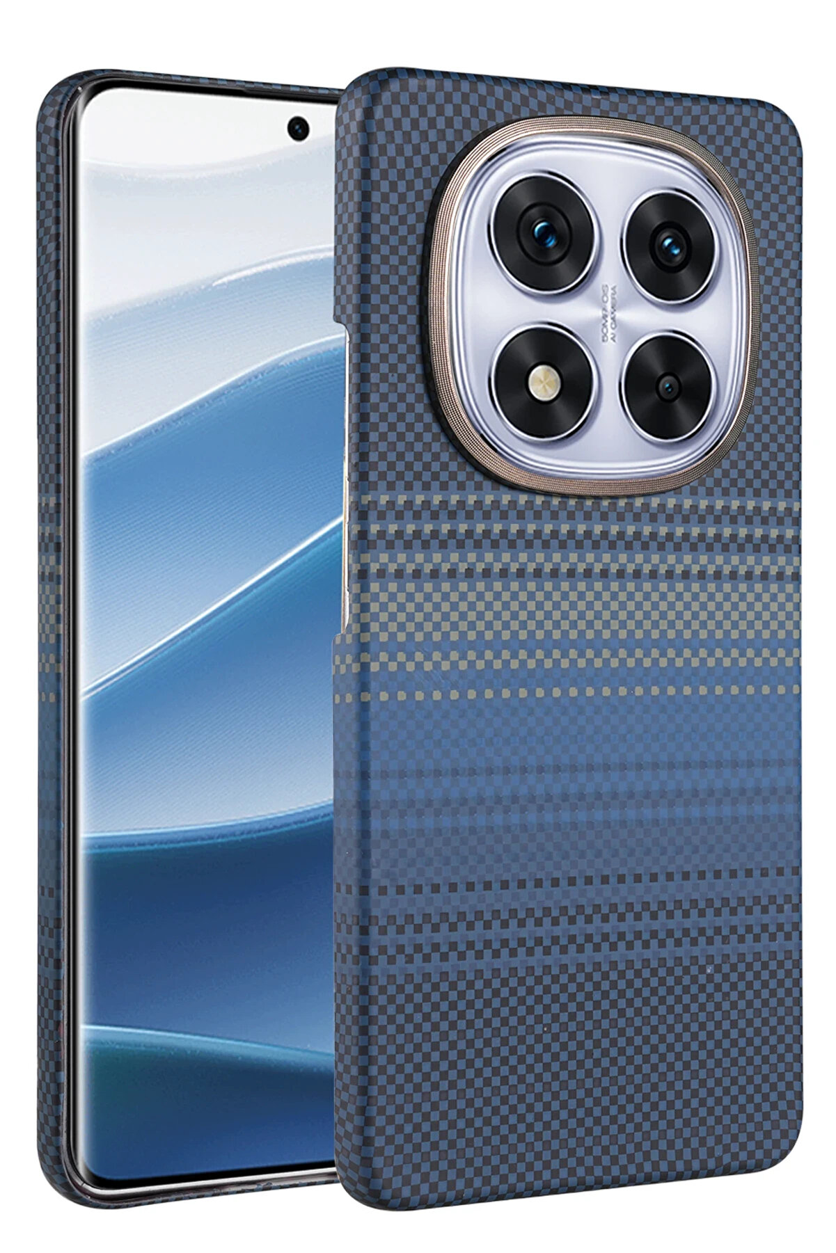 Buti̇k Harmonyaura Xi̇aomi̇ Redmi̇ Note 14 Pro Plus Vega Magsafe Kapak - Mavi̇