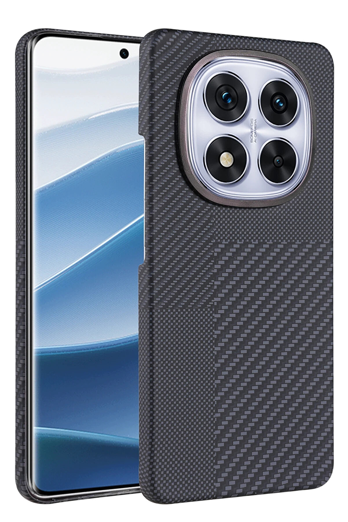 Buti̇k Harmonyaura Xi̇aomi̇ Redmi̇ Note 14 Pro Plus Vega Magsafe Kapak - Si̇yah