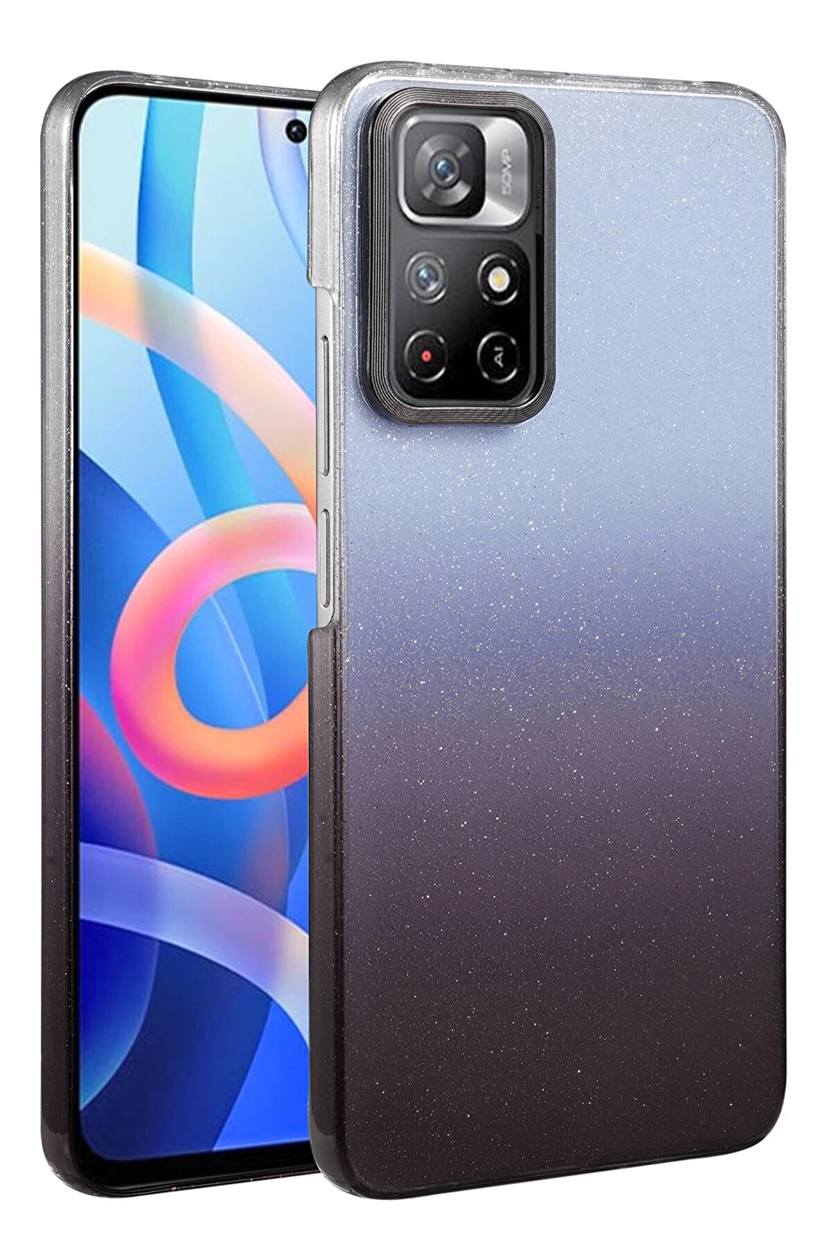 Buti̇k Harmonyaura Xi̇aomi̇ Redmi̇ Note 11 Pro Glossy Kapak - Si̇yah