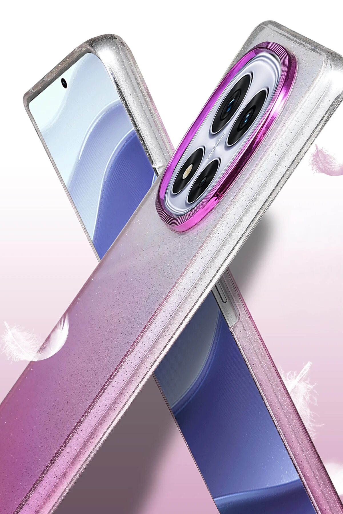 Buti̇k Harmonyaura Xi̇aomi̇ Redmi̇ Note 14 Pro 4G Glossy Kapak - Si̇yah