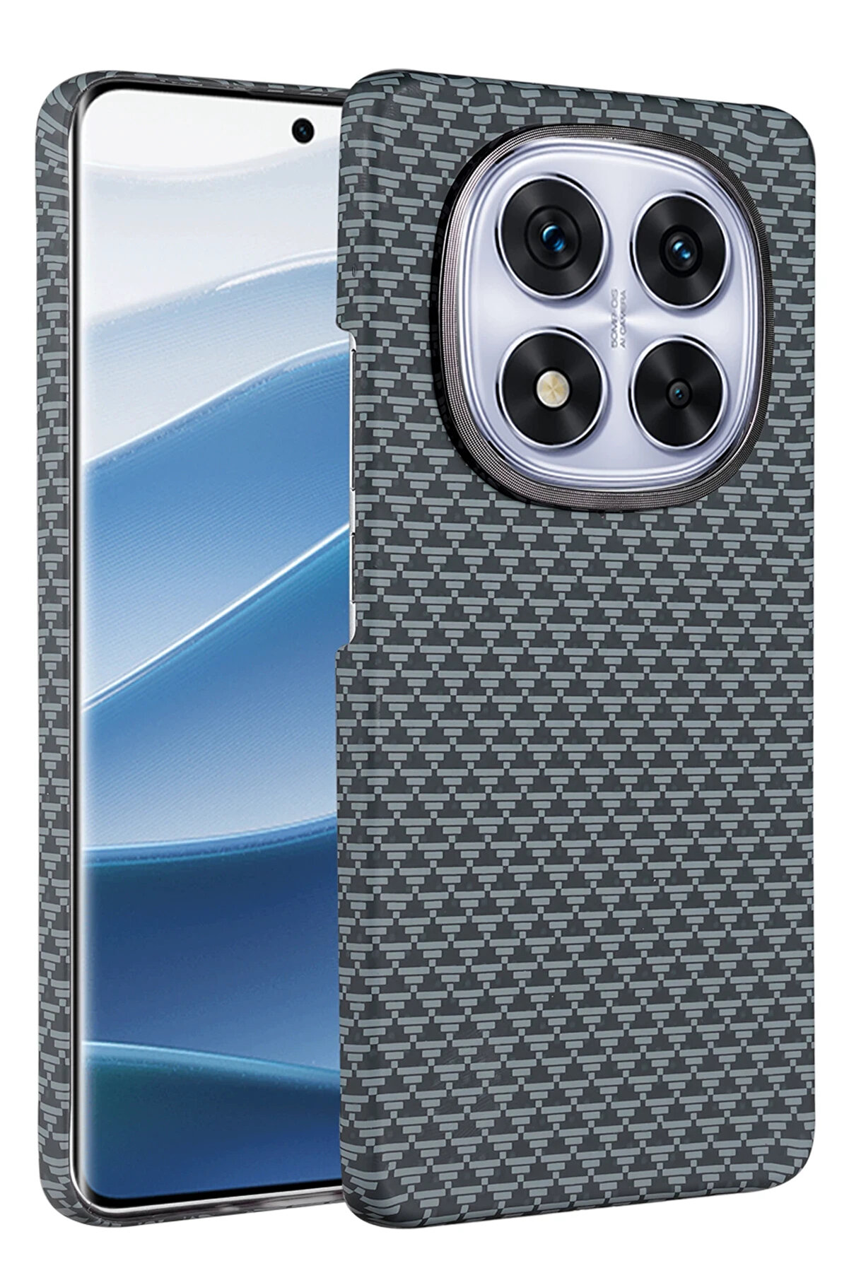 Buti̇k Harmonyaura Xi̇aomi̇ Redmi̇ Note 14 Pro Plus Vega Magsafe Kapak - Gri̇