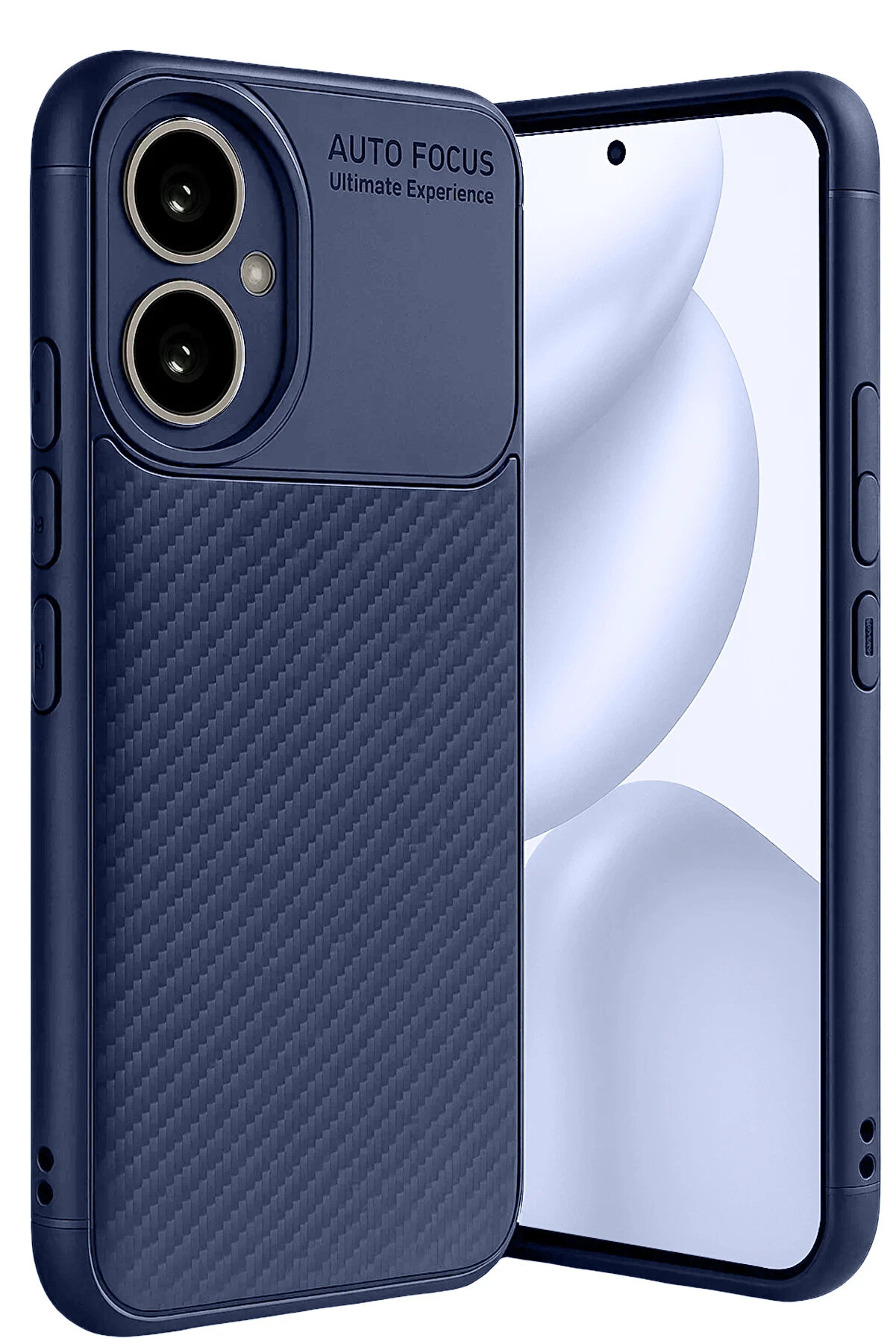 Buti̇k Harmonyaura Honor 400 Kılıf Auto Focus Karbon Kapak - Laci̇vert