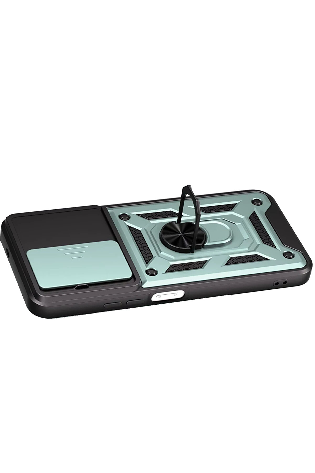 Buti̇k Harmonyaura Xi̇aomi̇ Redmi̇ 15C 4G Pars Lens Y&uuml;z&uuml;kl&uuml; Si̇li̇kon - Yeşi̇l