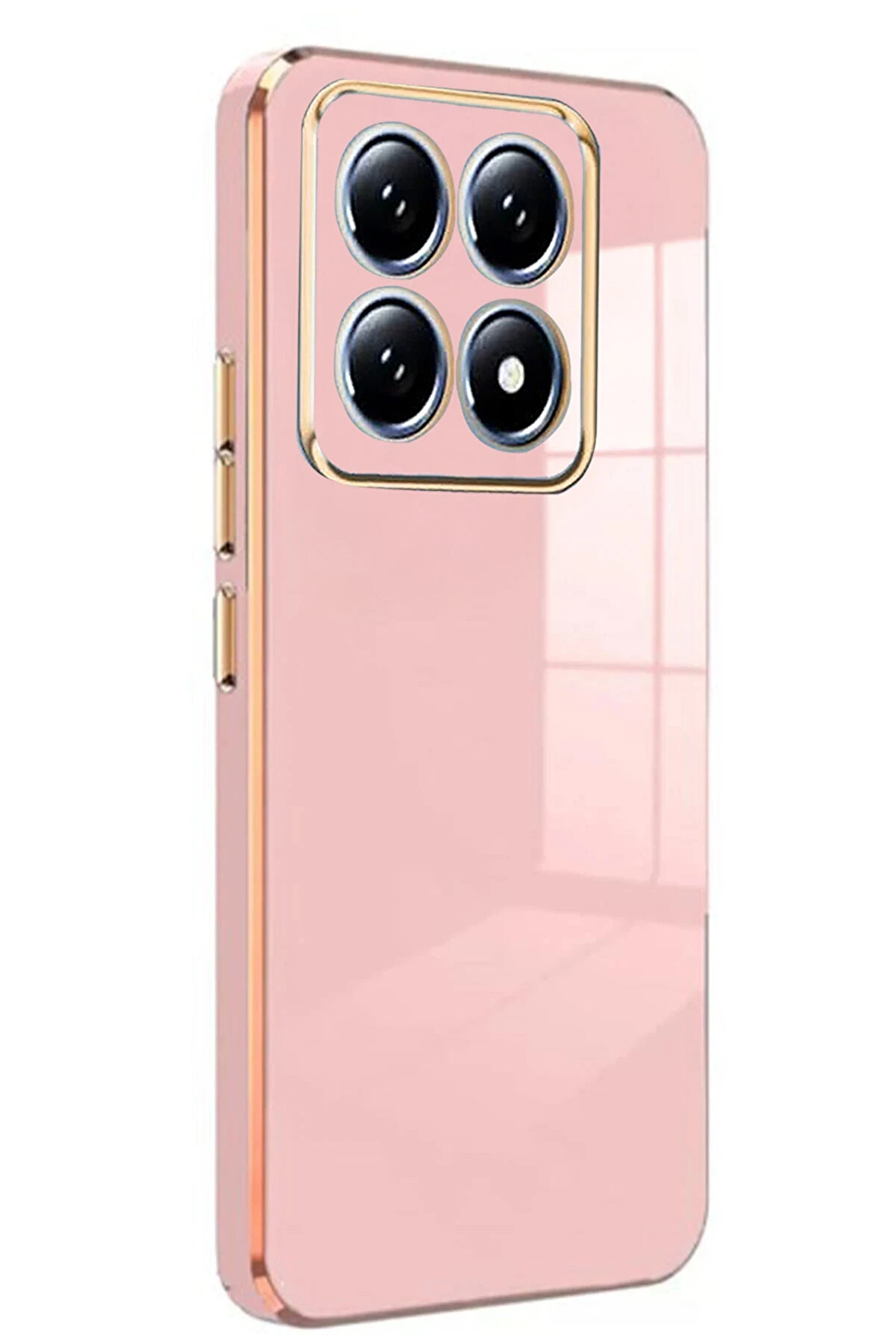 Buti̇k Harmonyaura Xi̇aomi̇ Mi̇ 14T Pro Volet Si̇li̇kon - Pembe