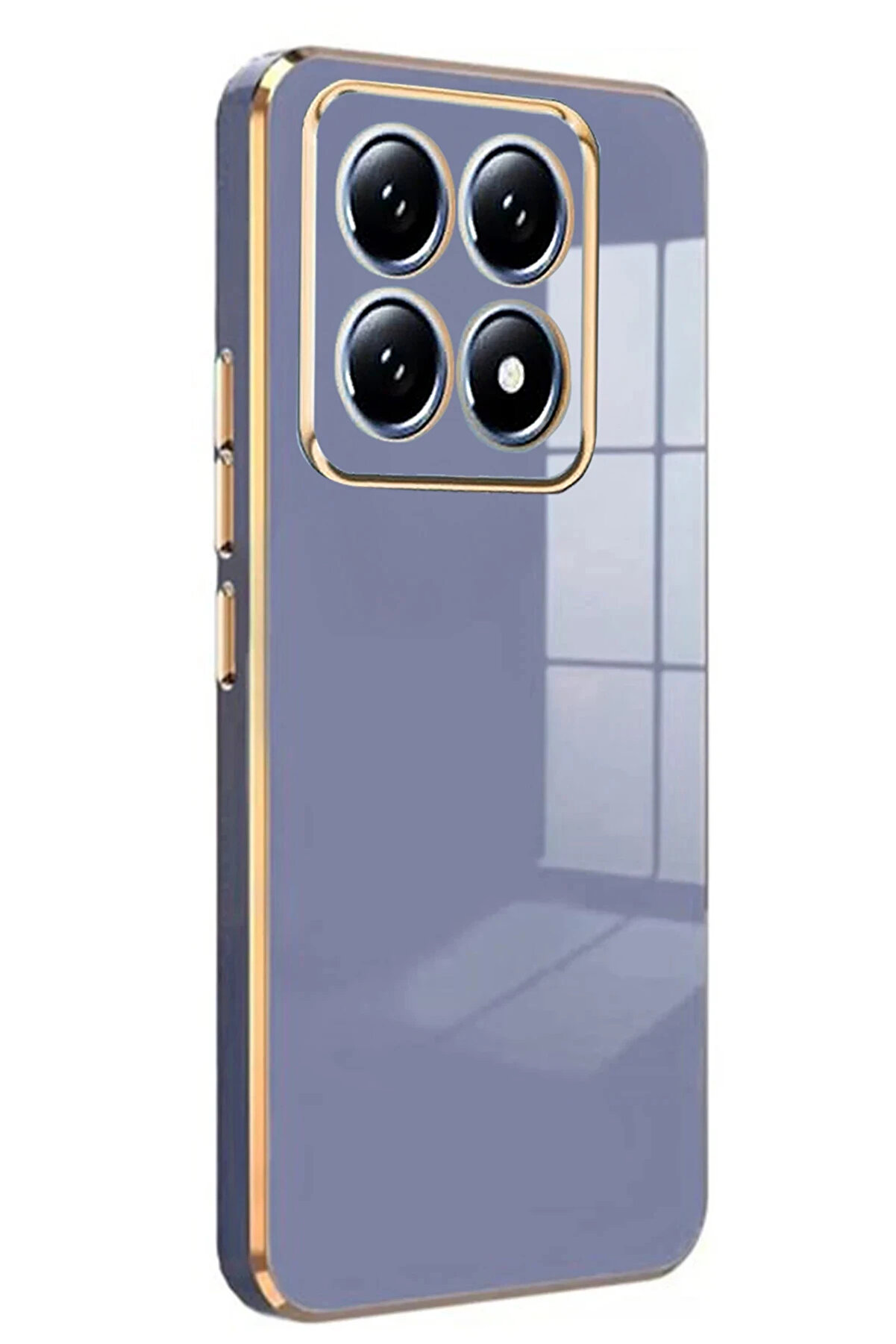 Buti̇k Harmonyaura Xi̇aomi̇ Mi̇ 14T Pro Volet Si̇li̇kon - Mavi̇