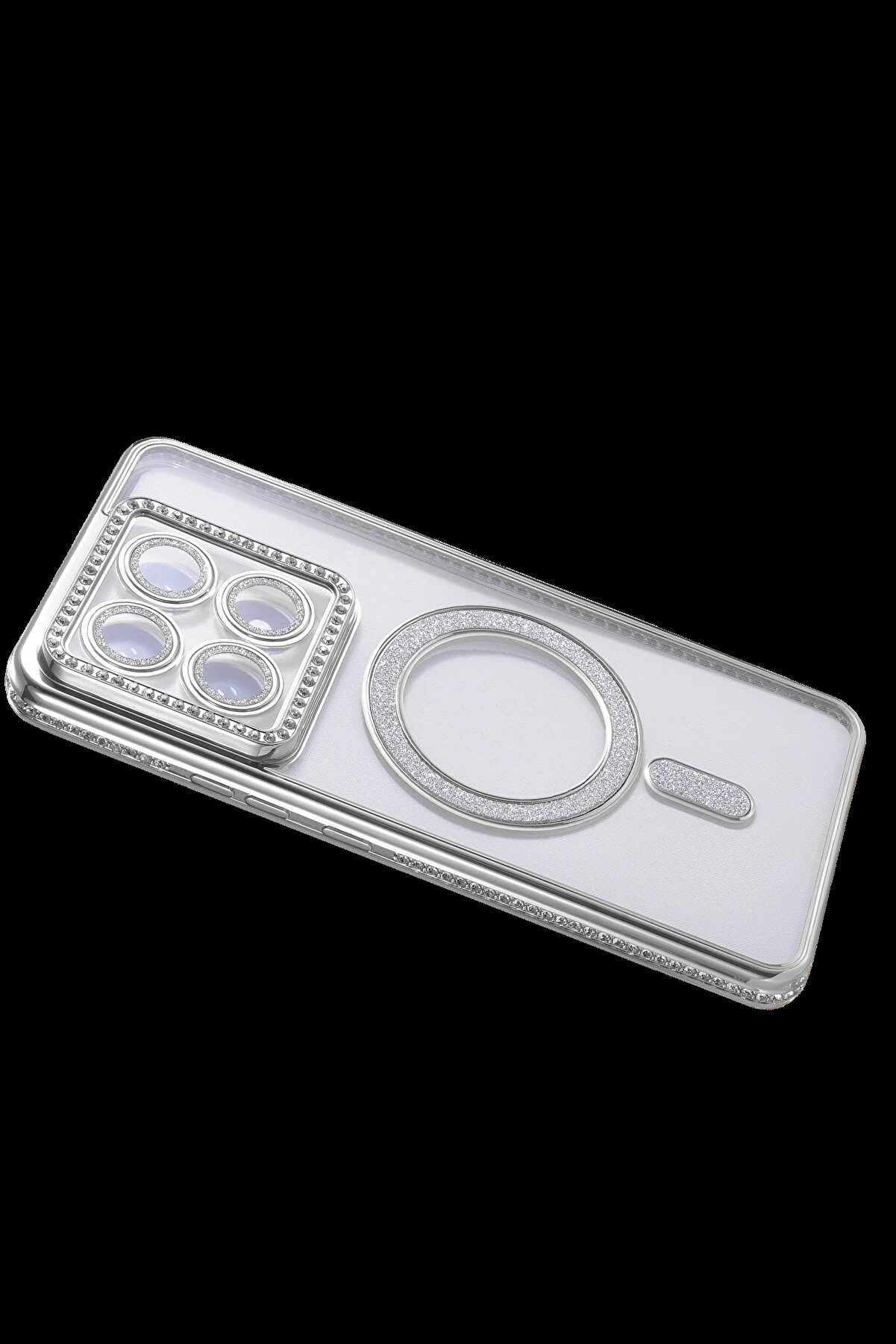 Buti̇k Harmonyaura Xi̇aomi̇ Mi̇ 14T Pro Joke Si̇mli̇ Magneti̇csafe Kılıf - G&uuml;m&uuml;ş