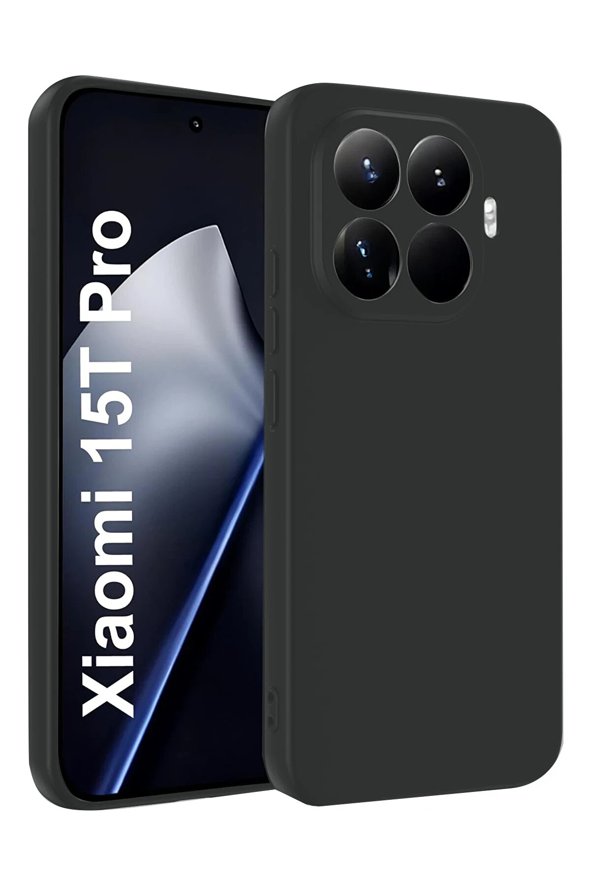 Buti̇k Harmonyaura Xi̇aomi̇ Mi̇ 15T Pro Fi̇rst Si̇li̇kon - Si̇yah