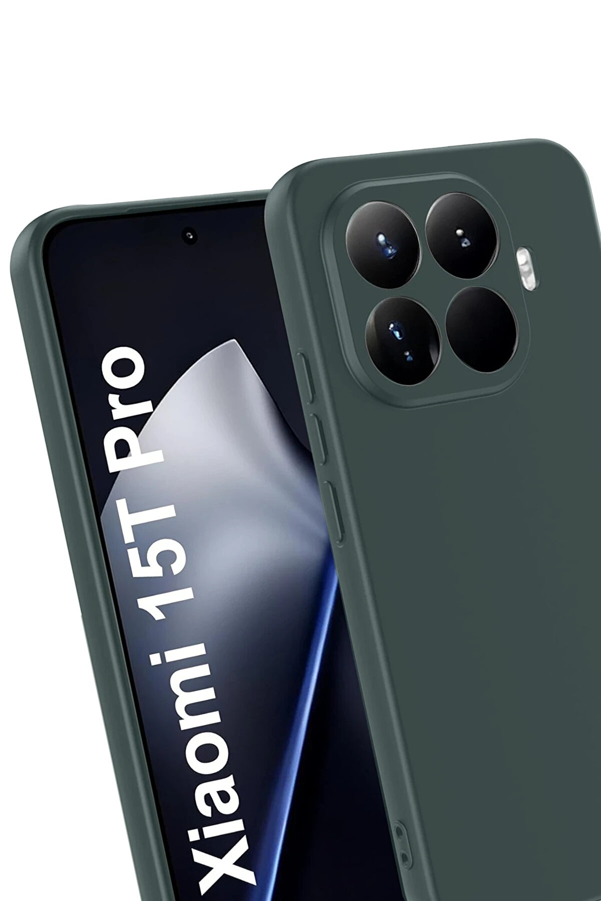 Buti̇k Harmonyaura Xi̇aomi̇ Mi̇ 15T Pro Fi̇rst Si̇li̇kon - Koyu Yeşi̇l