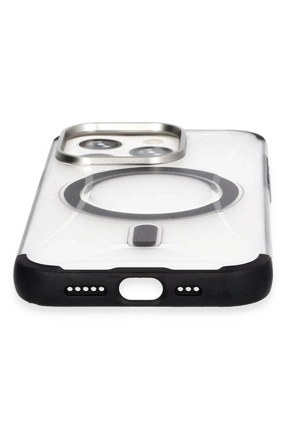 Buti̇k Harmonyaura İphone 15 Pro Hi̇lton Magsafe Kapak - Si̇yah