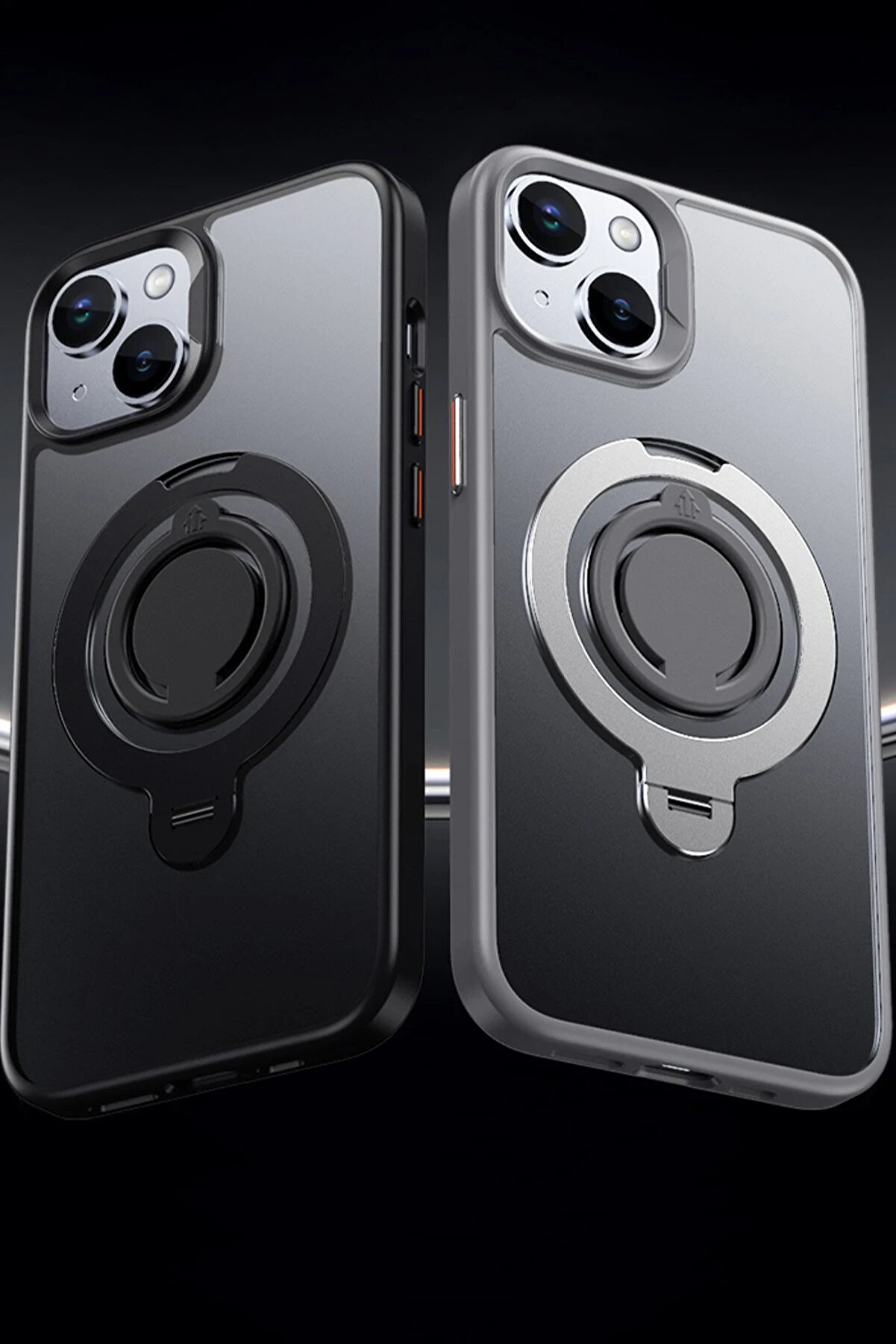 Buti̇k Harmonyaura İphone 12 Avatar 360 D&ouml;nen Magsafe Kapak - Laci̇vert