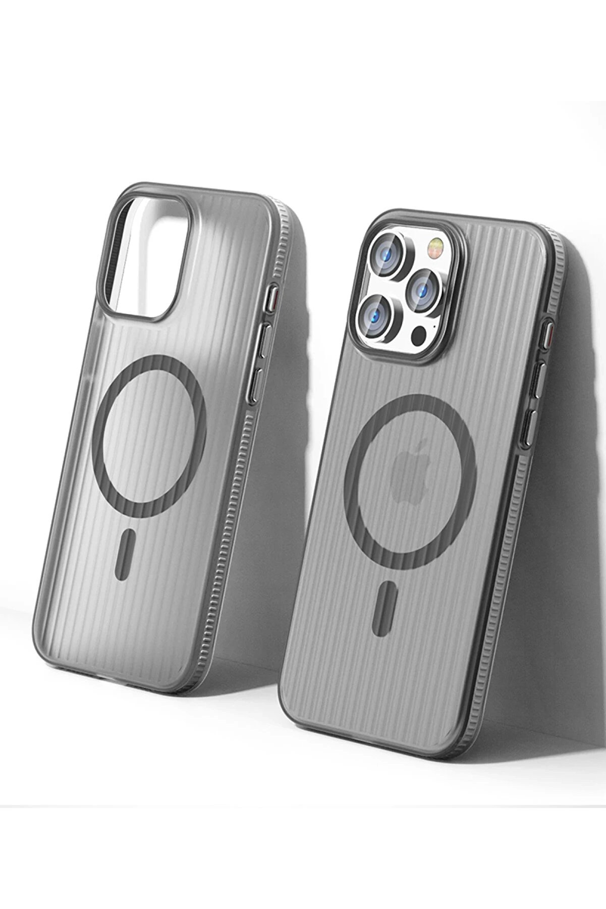 Buti̇k Harmonyaura İphone 14 Pro Max Li̇ne Magsafe Kapak - Gri̇