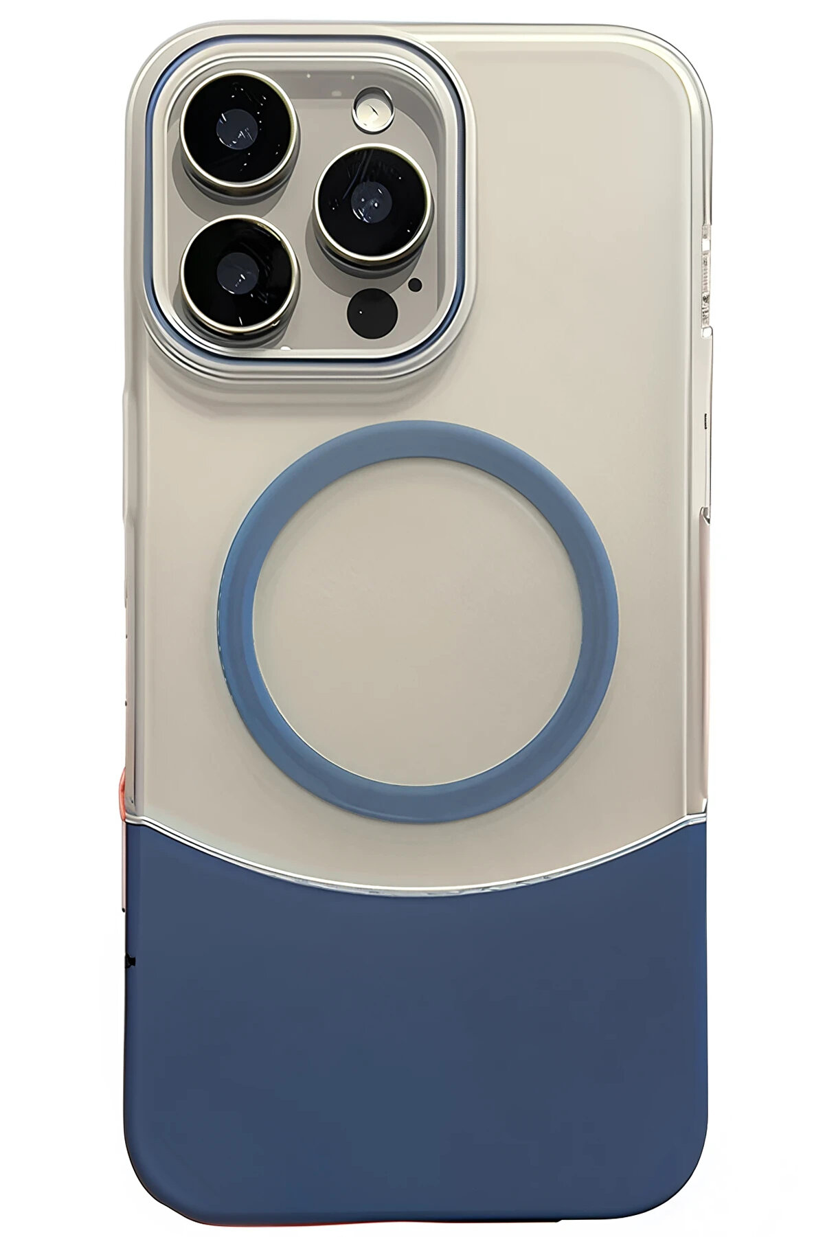 Buti̇k Harmonyaura Apple İphone 16 Pro Max Velar Magsafe Kapak - Laci̇vert