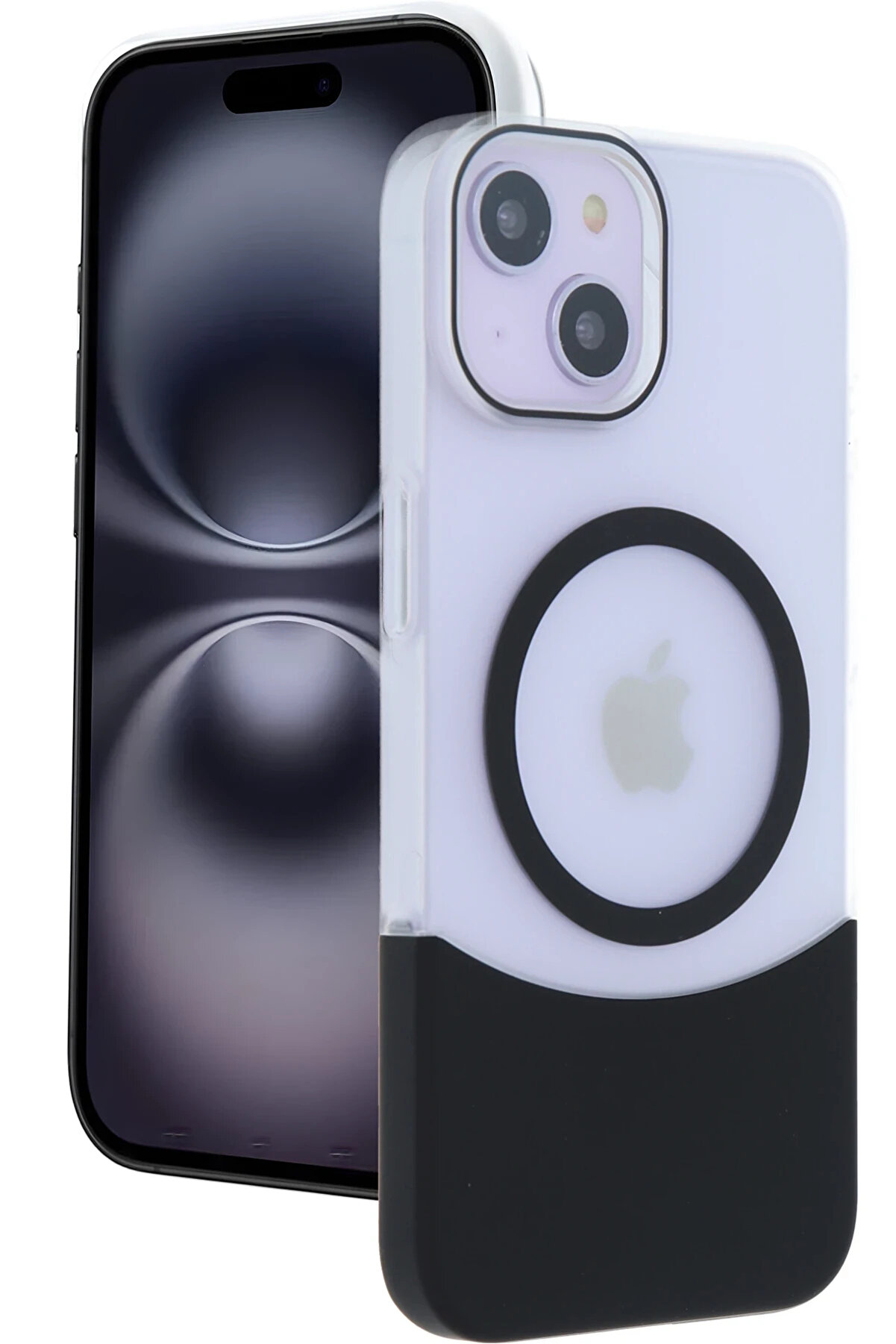 Harmonyaura İphone 14 Velar Magsafe Kapak - Si̇yah-(5796)