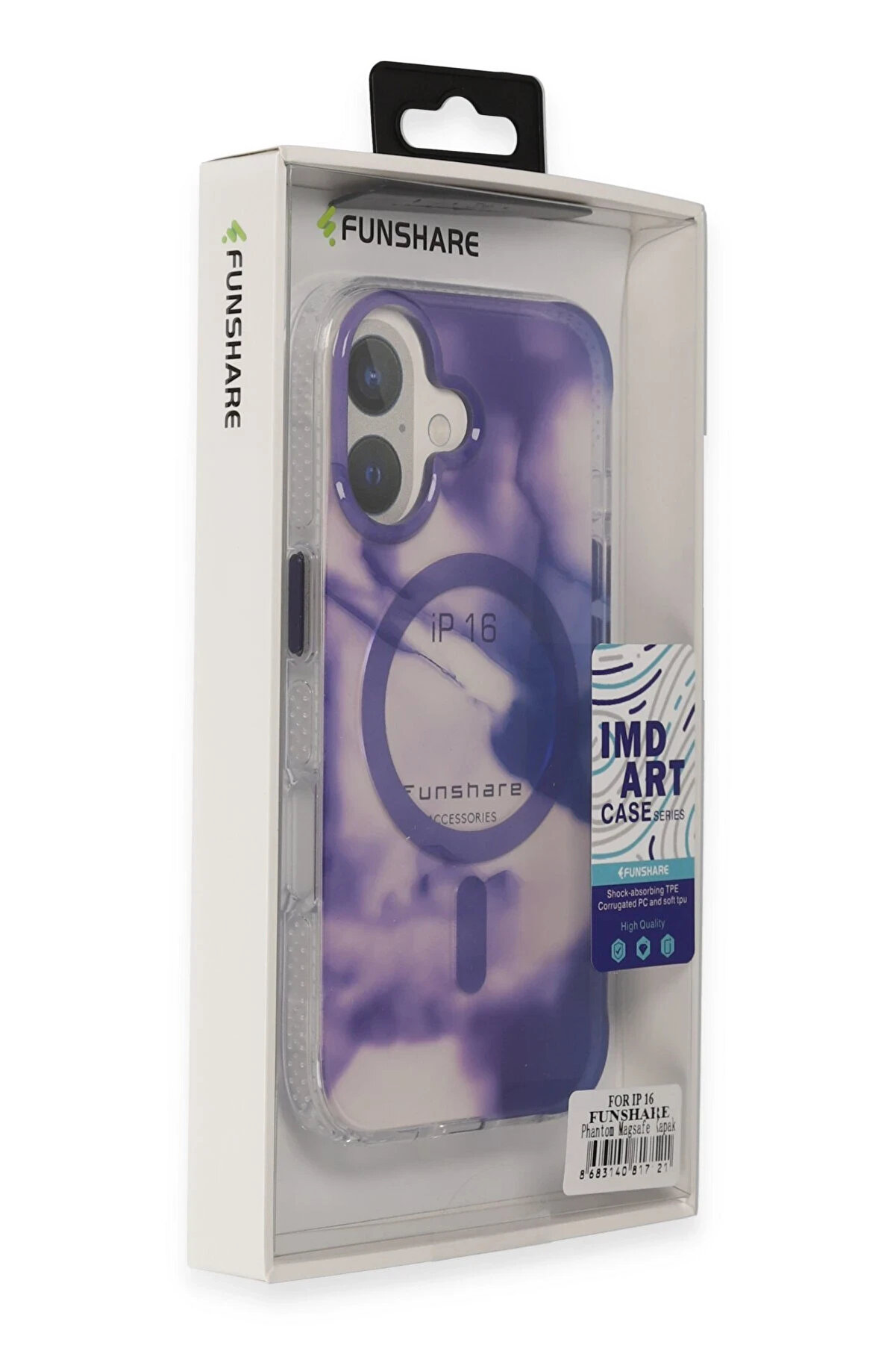 Buti̇k Harmonyaura İphone 16 Phantom Magsafe Kapak - Si̇yah