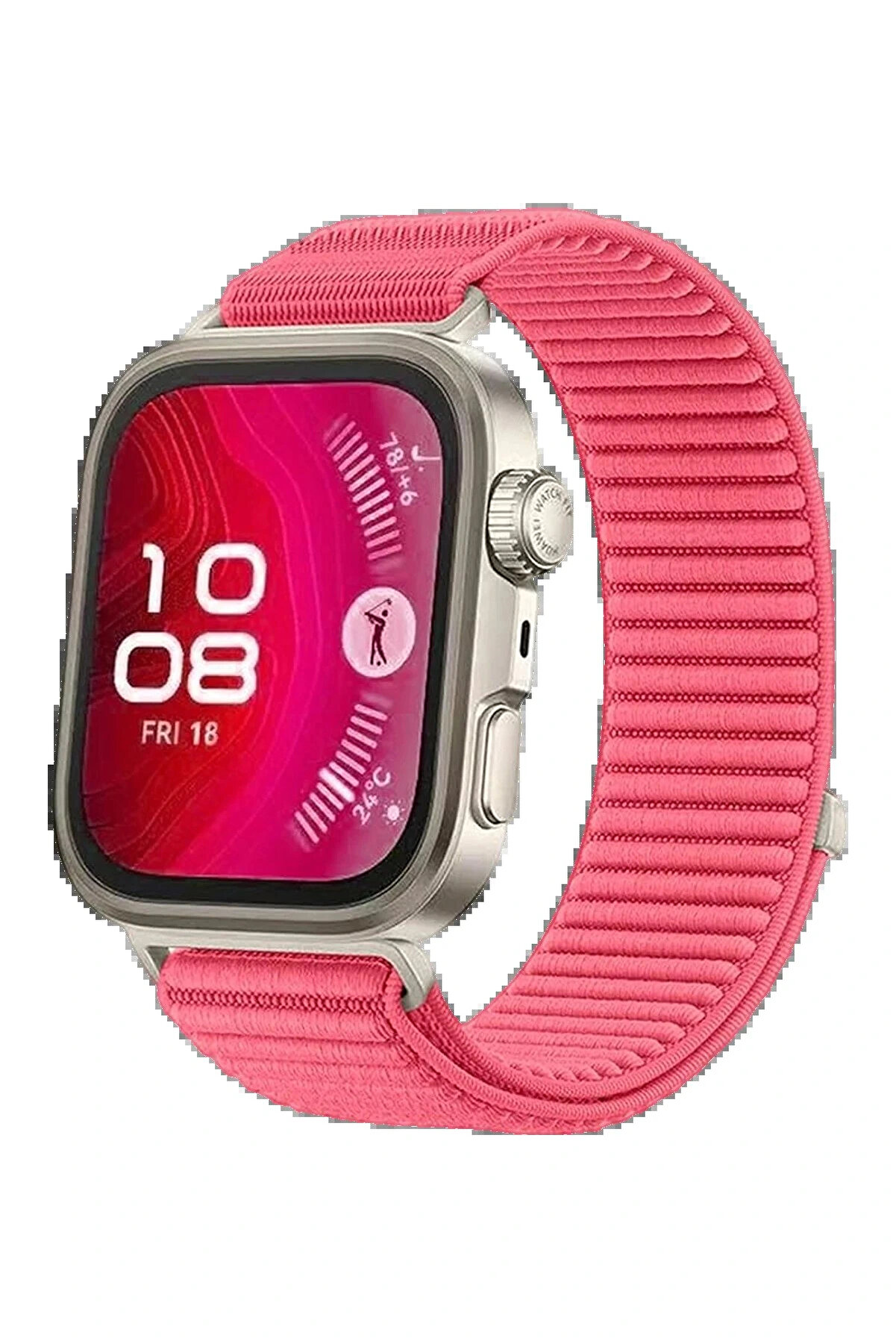 Buti̇k Huawei̇ Fi̇t 4 Brai̇d Kordon - Rose-(5796)