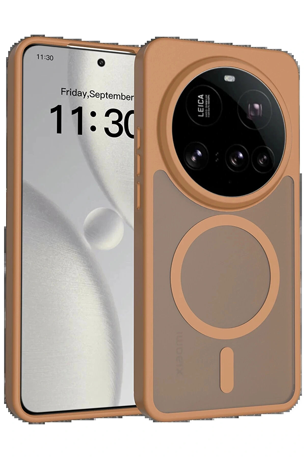 Buti̇k Xi̇aomi̇ Mi̇ 15 Ultra Jota Magsafe Kapak - &Ccedil;&ouml;l Ti̇tanyum-(5796)