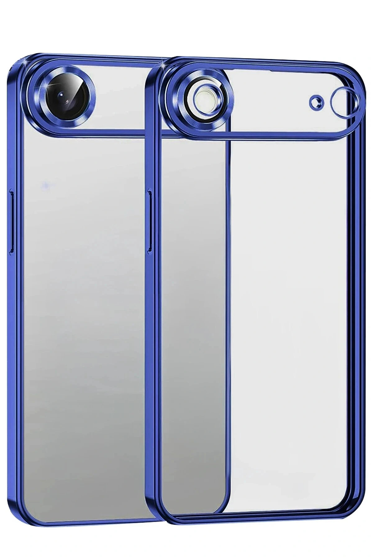 Buti̇k Apple İphone 17 Ai̇r Lensli̇ Si̇li̇kon - Laci̇vert-(5796)