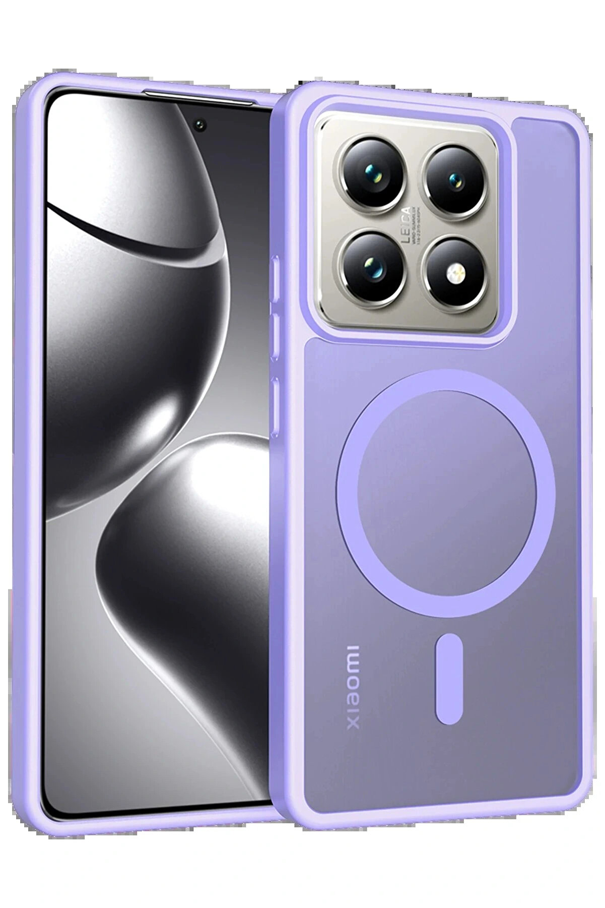 Buti̇k Xi̇aomi̇ Mi̇ 14T Pro Jota Magsafe Kapak - Li̇la-(5796)