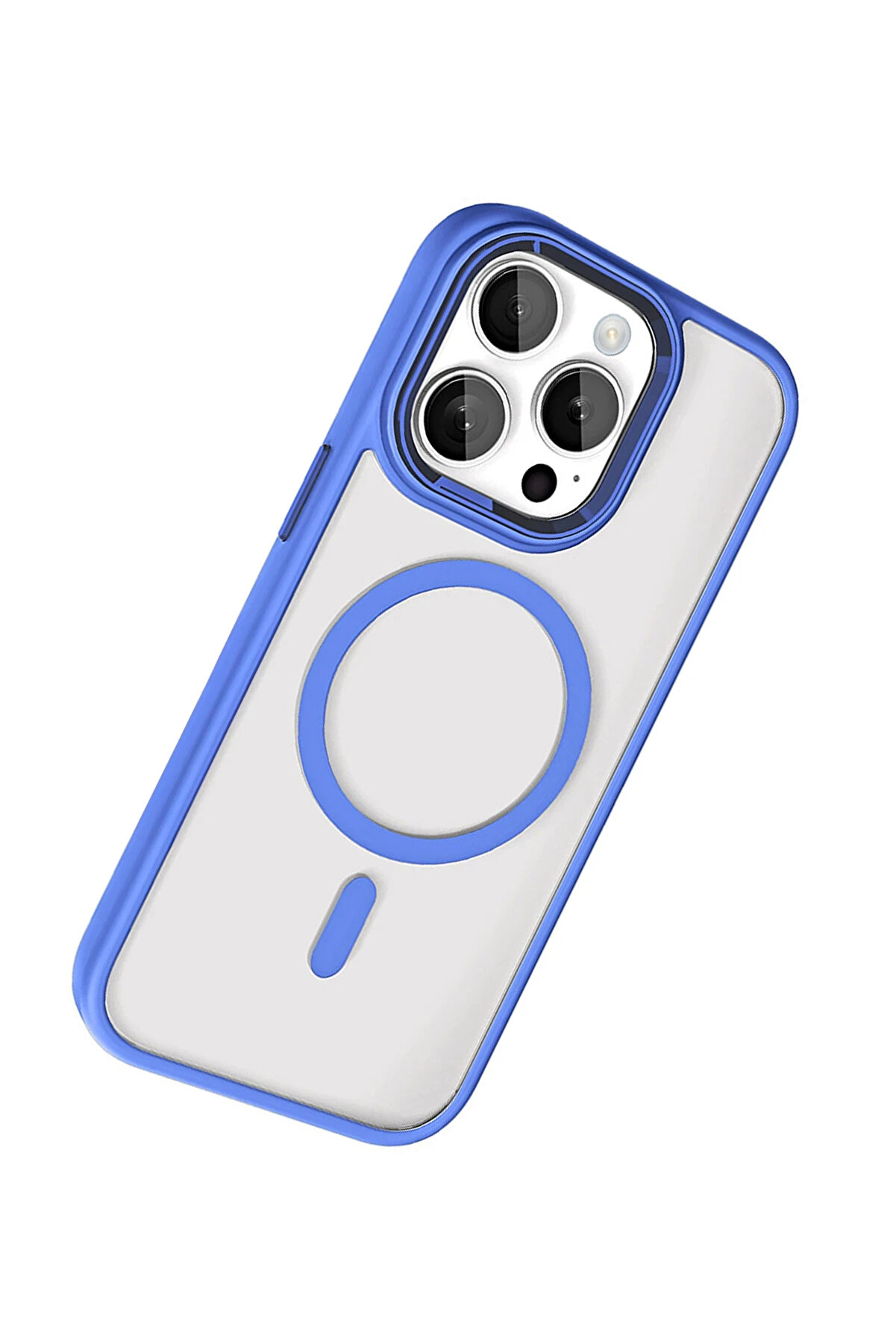 Buti̇k Harmonyaura Apple İphone 15 Pro Max Terea Magsafe Kapak - Mavi̇
