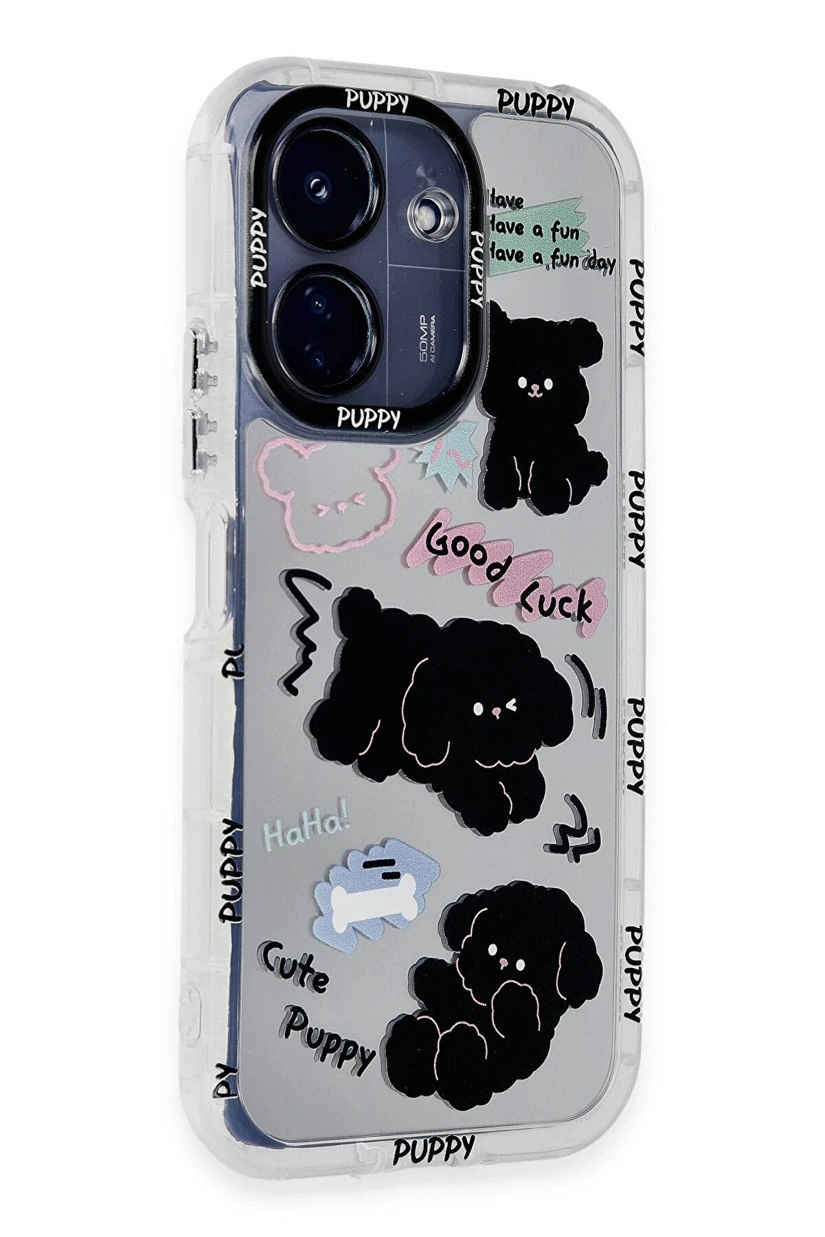 Buti̇k Xi̇aomi̇ Redmi̇ 13C Kılıf Reflexi̇on Desenli̇ Kapak - Desen 5-(5796)