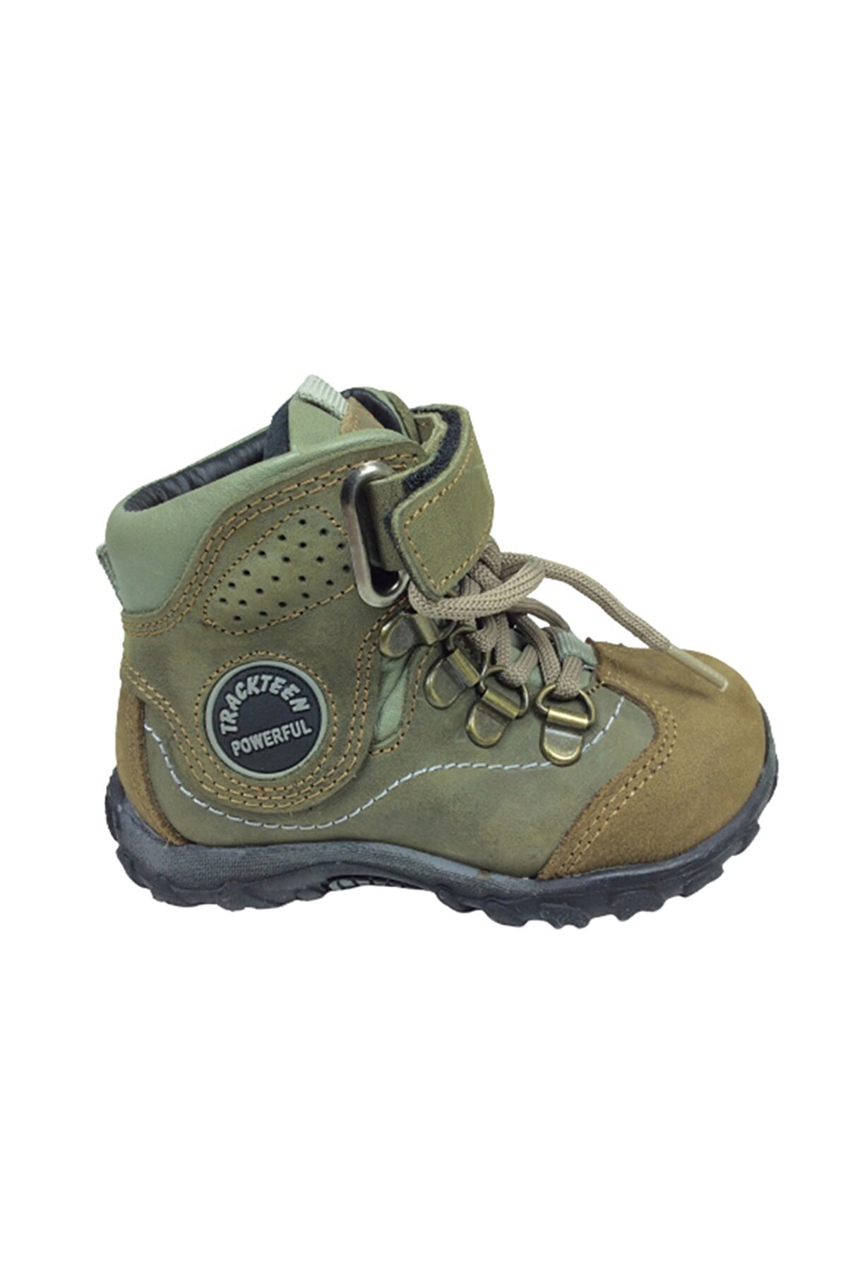 Tedistyle Erkek Çocuk Bot Haki Track Bağcık ve Cırtlı Ayakkabı
