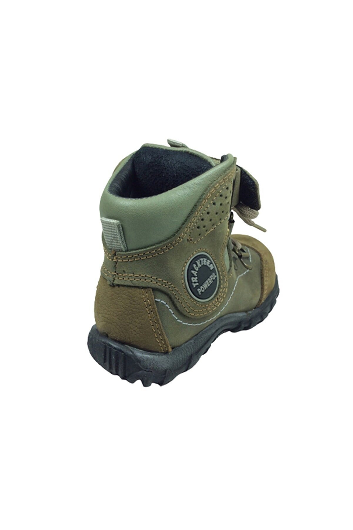 Erkek Çocuk Bot Haki̇ Track Bağcık Ve Cırtlı Ayakkabı