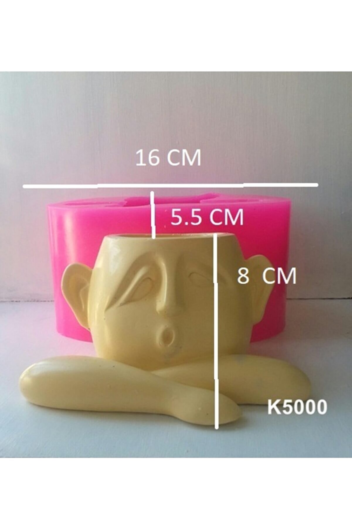 Kalıpcınızburada Adam Saksı Si̇li̇kon Kalıp