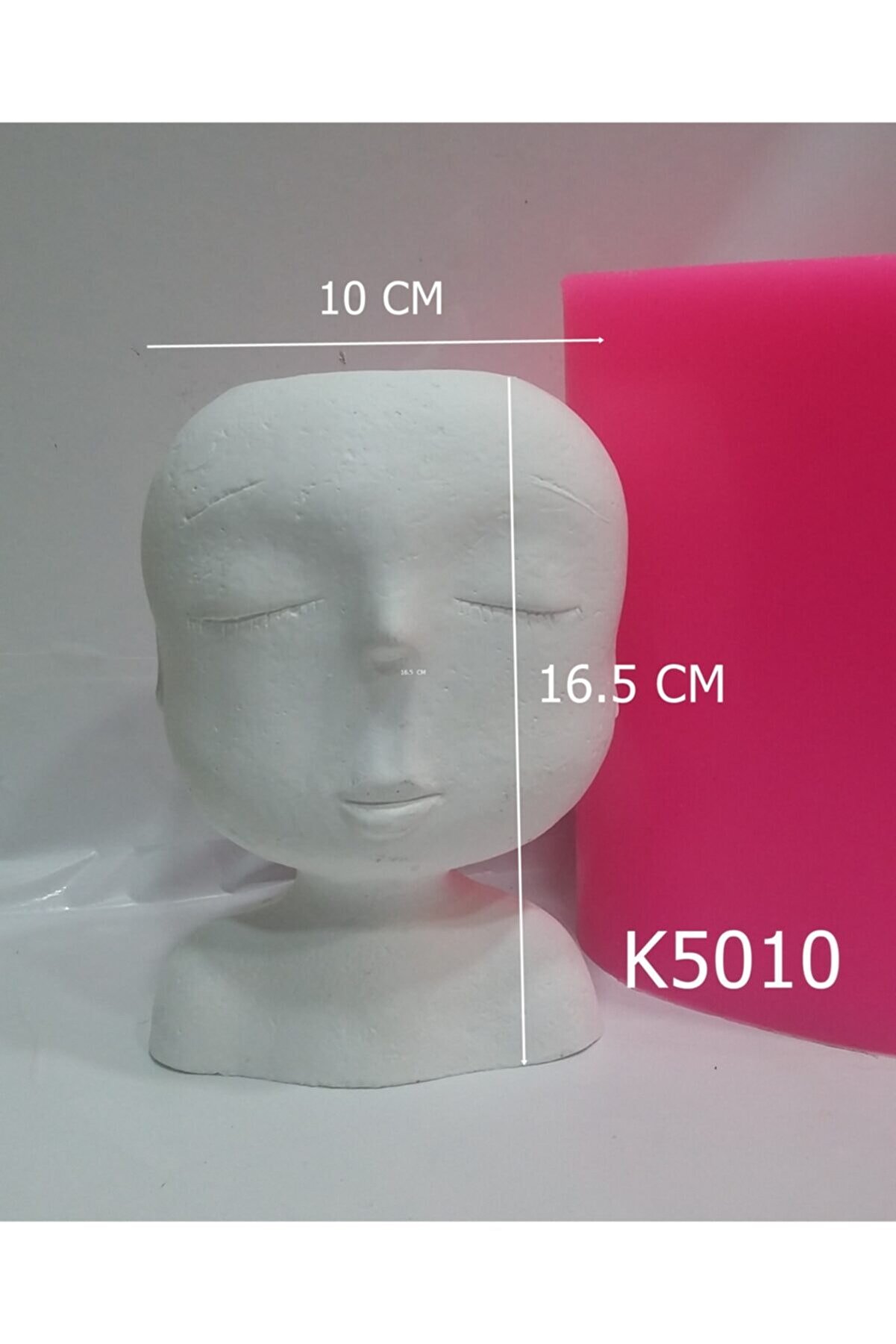 Kalıpcınızburada Yüz Saksı Si̇li̇kon Kalıp