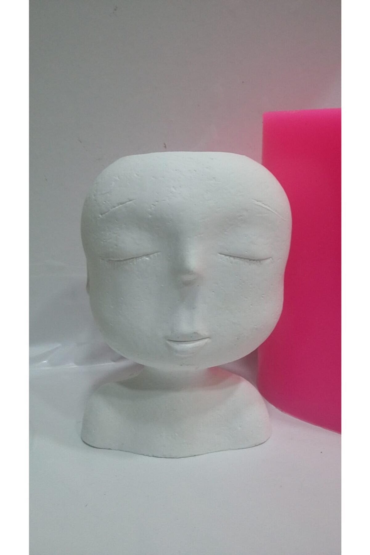 Kalıpcınızburada Yüz Saksı Si̇li̇kon Kalıp