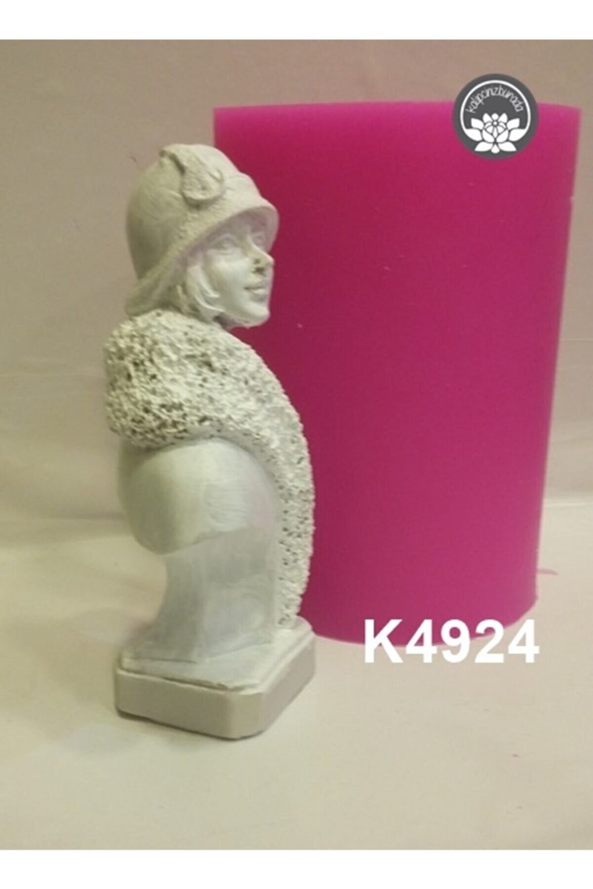 Kalıpcınızburada Kürklü Kadın Bi̇blo Si̇li̇kon Kalıp