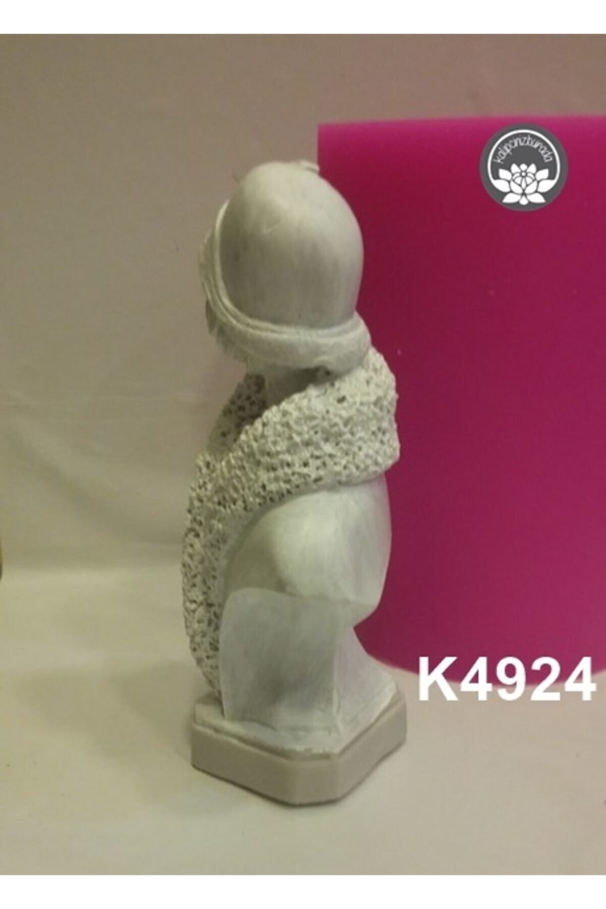 Kalıpcınızburada Kürklü Kadın Bi̇blo Si̇li̇kon Kalıp