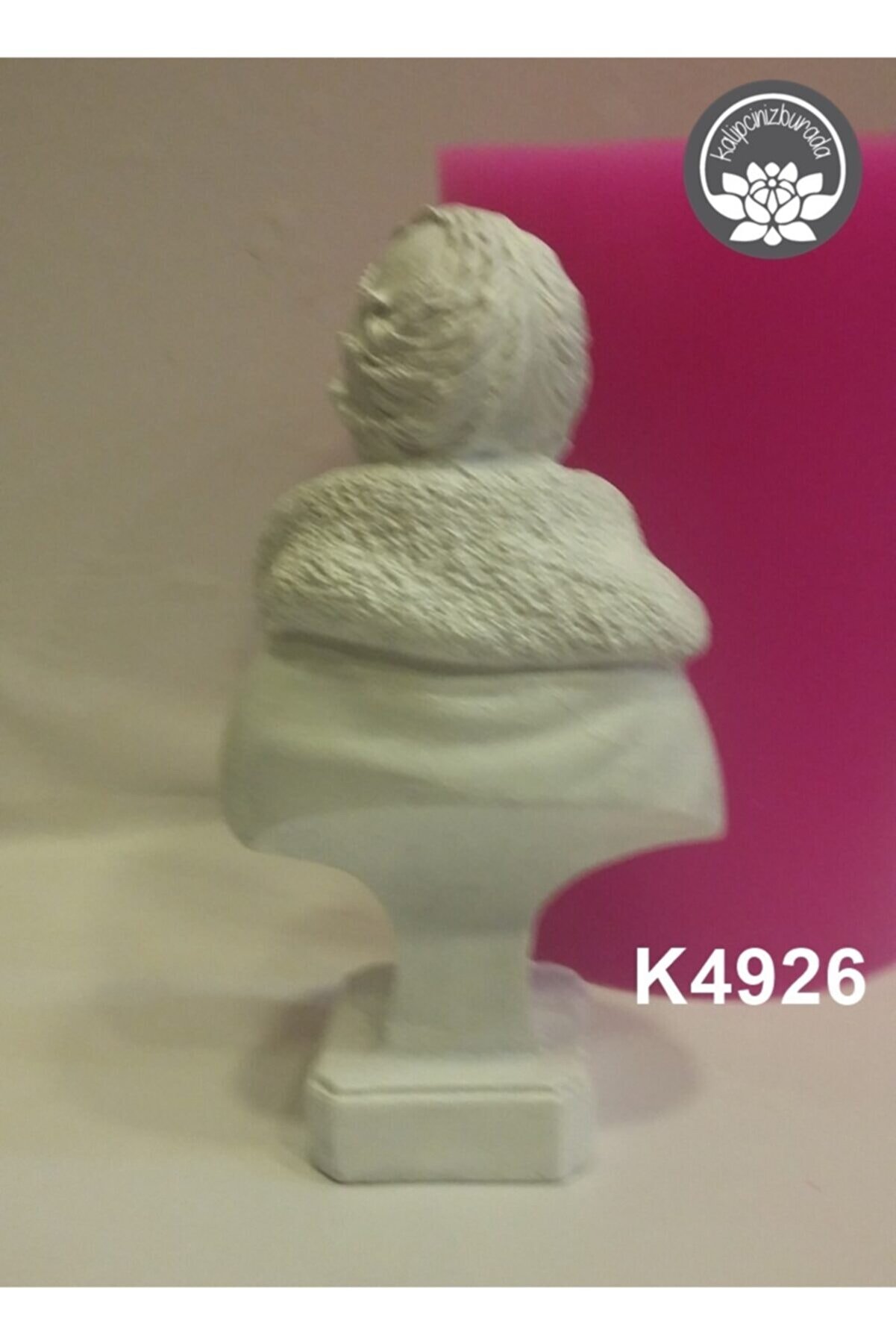 Kalıpcınızburada Kürklü Kadın Bi̇blo Si̇li̇kon Kalıp