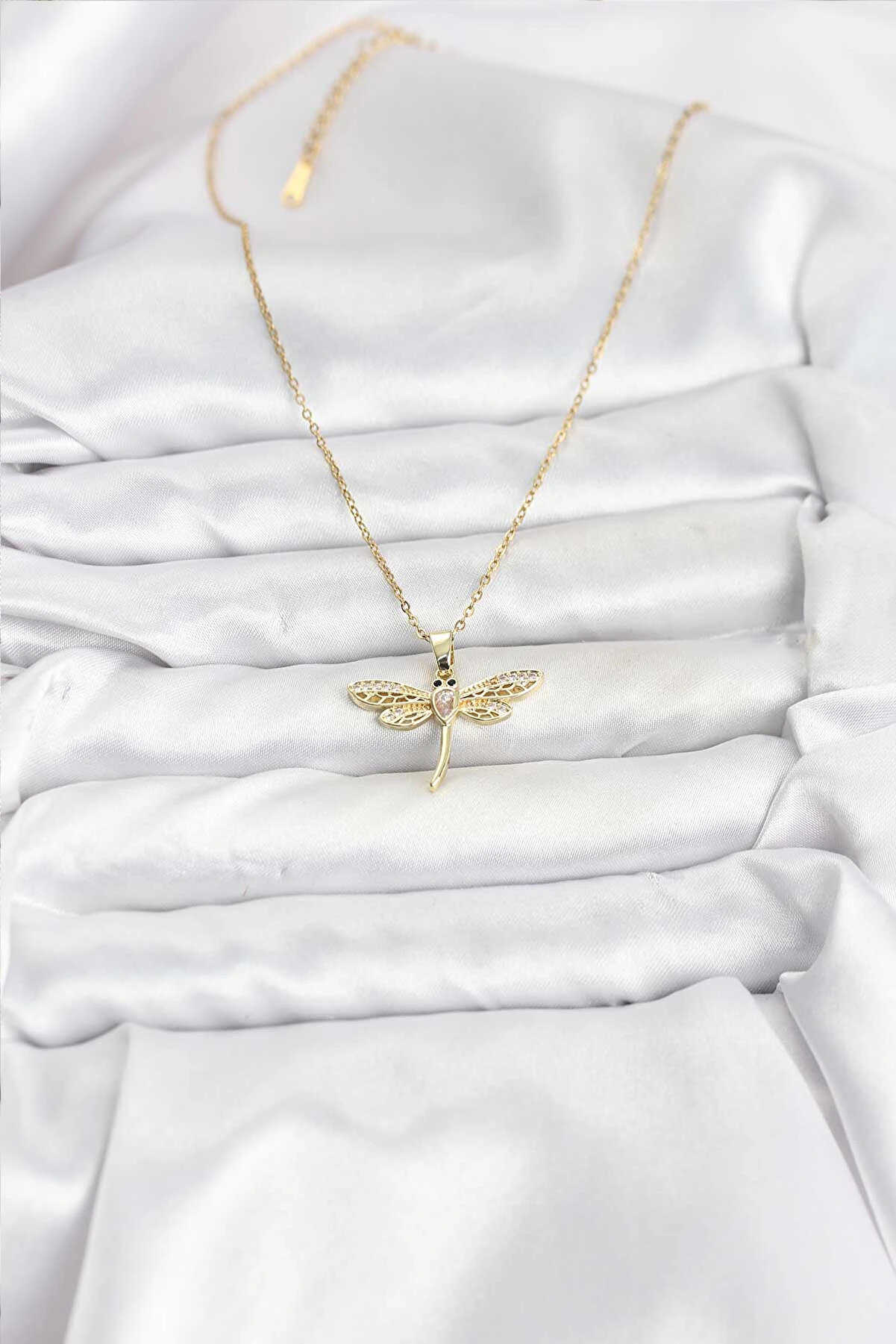 Buti̇k 316L &Ccedil;eli̇k Zi̇nci̇r Gold Renk Yusuf&ccedil;uk Model Kadın Kolye