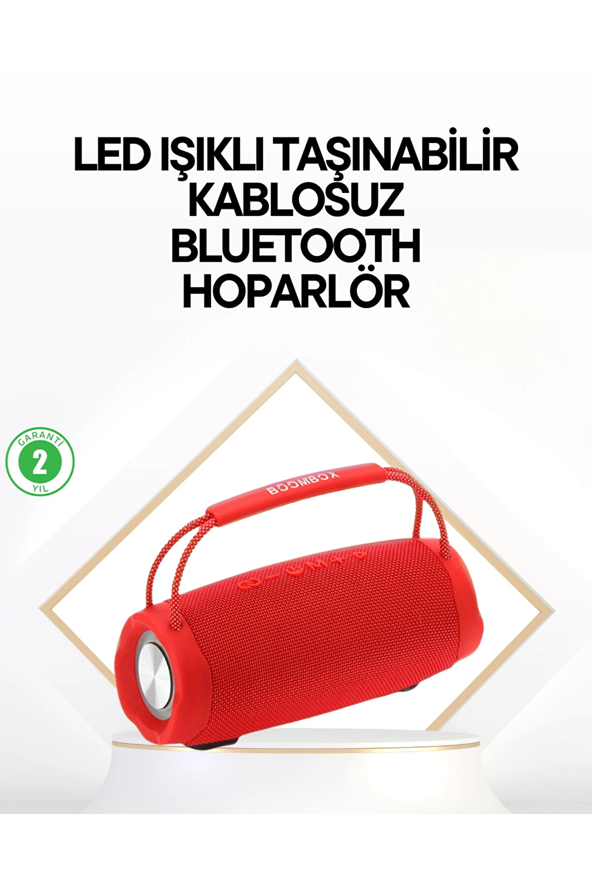 Buti̇k &Ccedil;evreleyen Sesli̇ Rgb Destekli̇ Kablosuz Taşınabi̇li̇r Hoparl&ouml;r