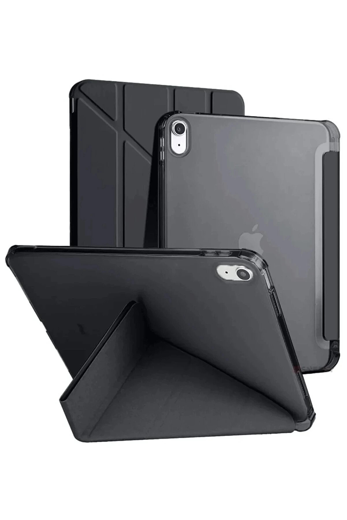 Buti̇k İpad 2022 10.9 (10.Nesi̇l) Kılıf Kalemli̇kli̇ Mars Tablet Kılıfı - Si̇yah-(5796) - Captai̇nsmoda531