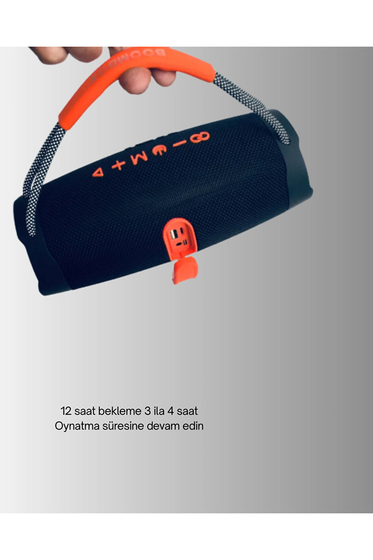 Buti̇k Bluetooth 5.1 Kablosuz Hoparl&ouml;r Deri̇n Bas Rgb Işıklı (Kopya)